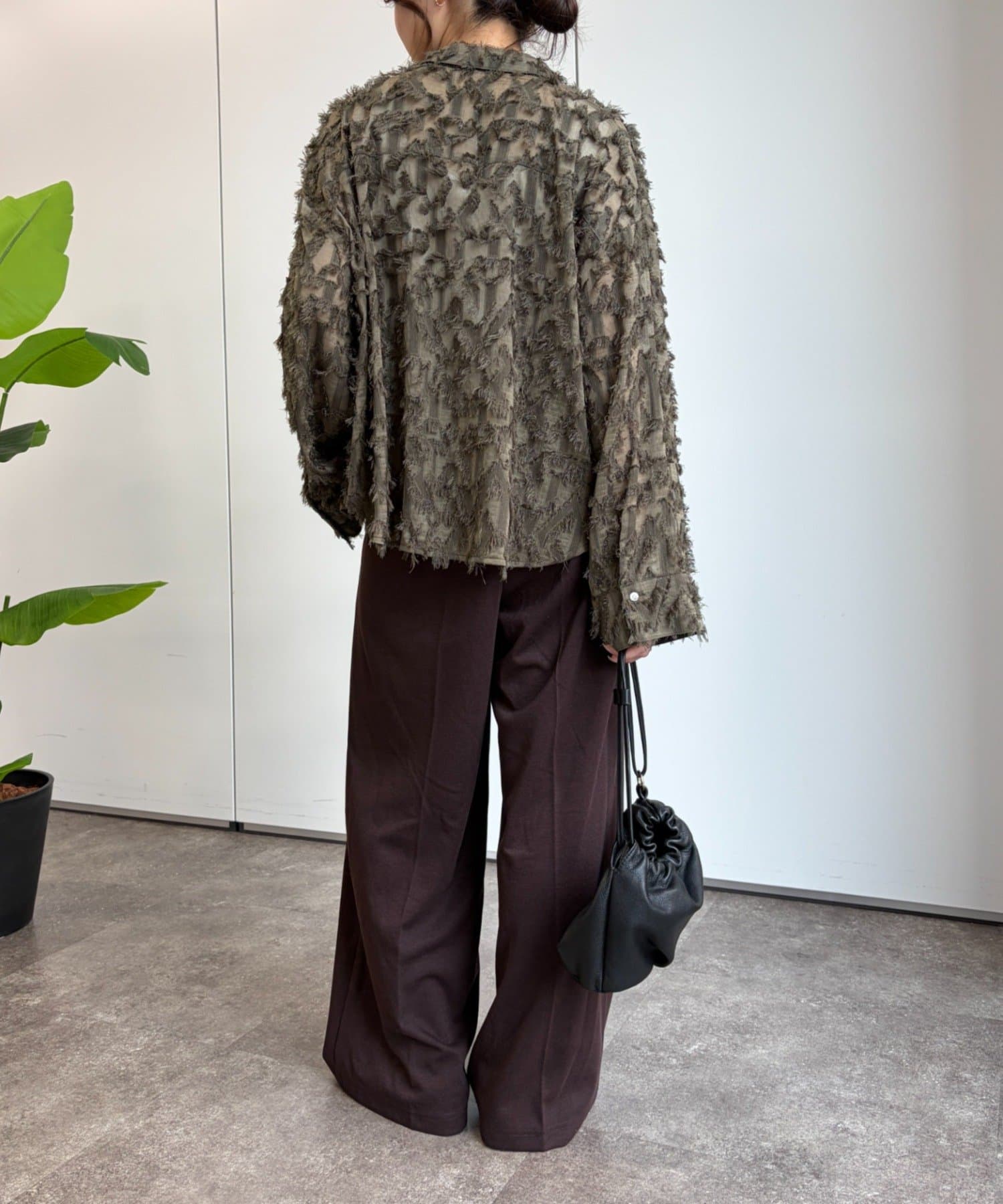 Jena　espace merveilleux(ジェナ　エスパスメルヴェイユ) カットタックパンツ