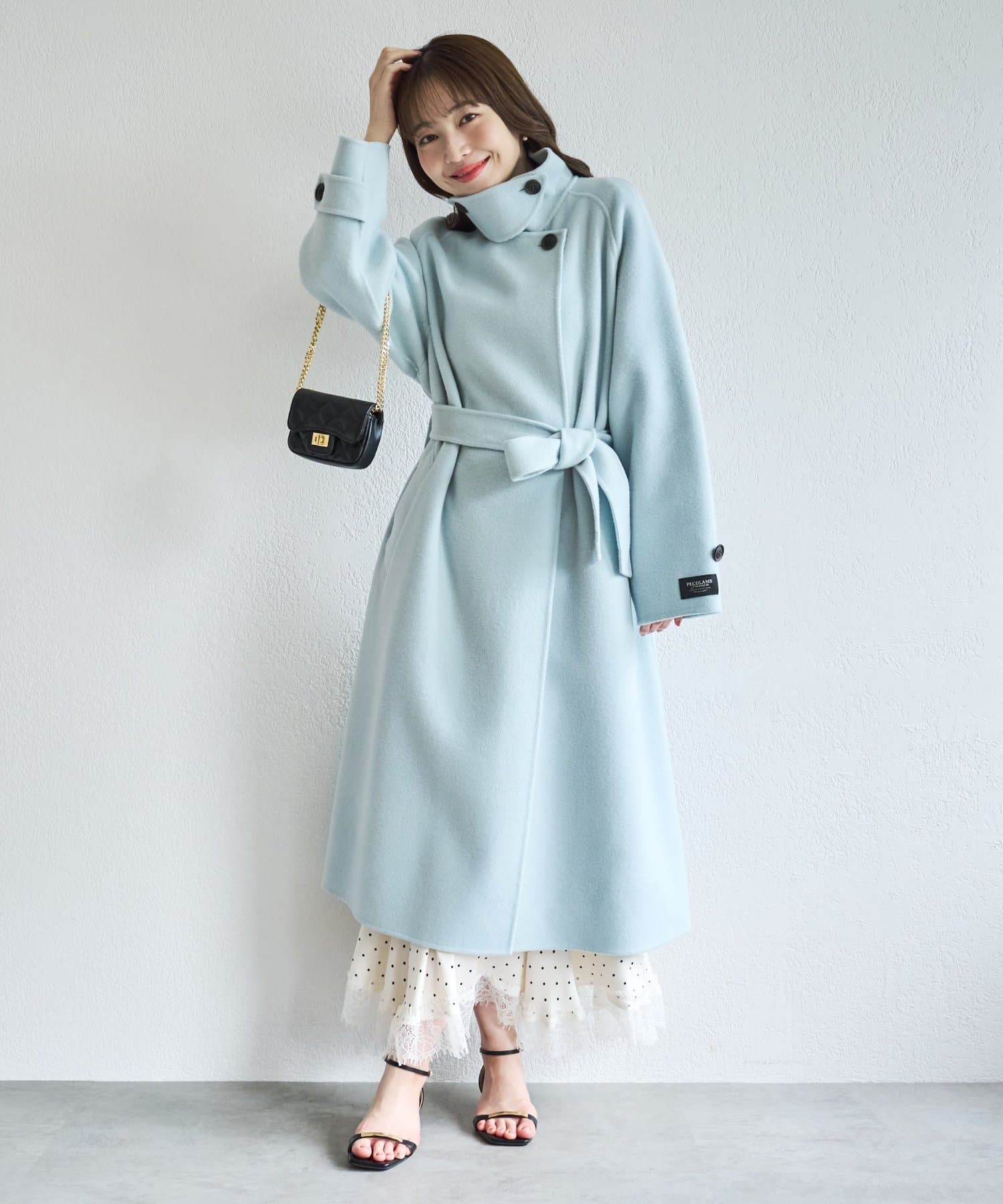 La boutique BonBon(ラブティックボンボン) ダブルフェイスロングコート