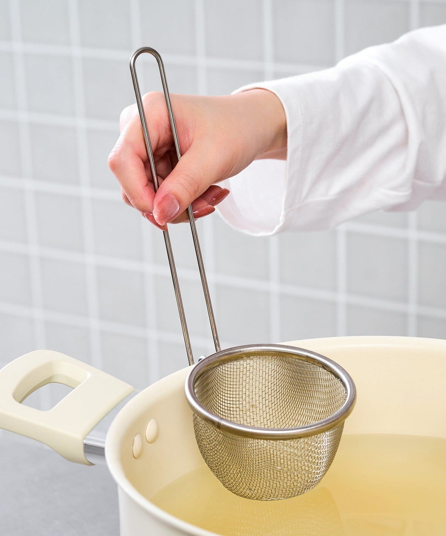 3COINS(スリーコインズ) ステンレス味噌こし