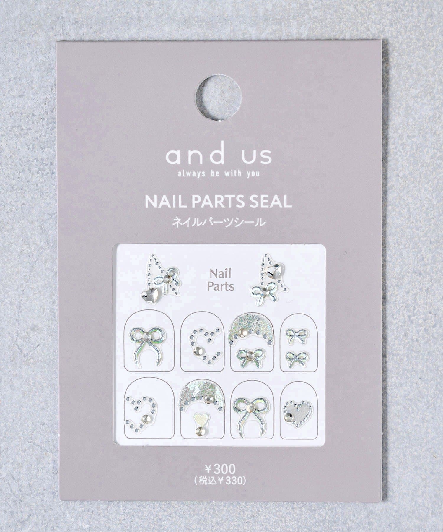 3COINS(スリーコインズ) ネイルパーツシール／and us