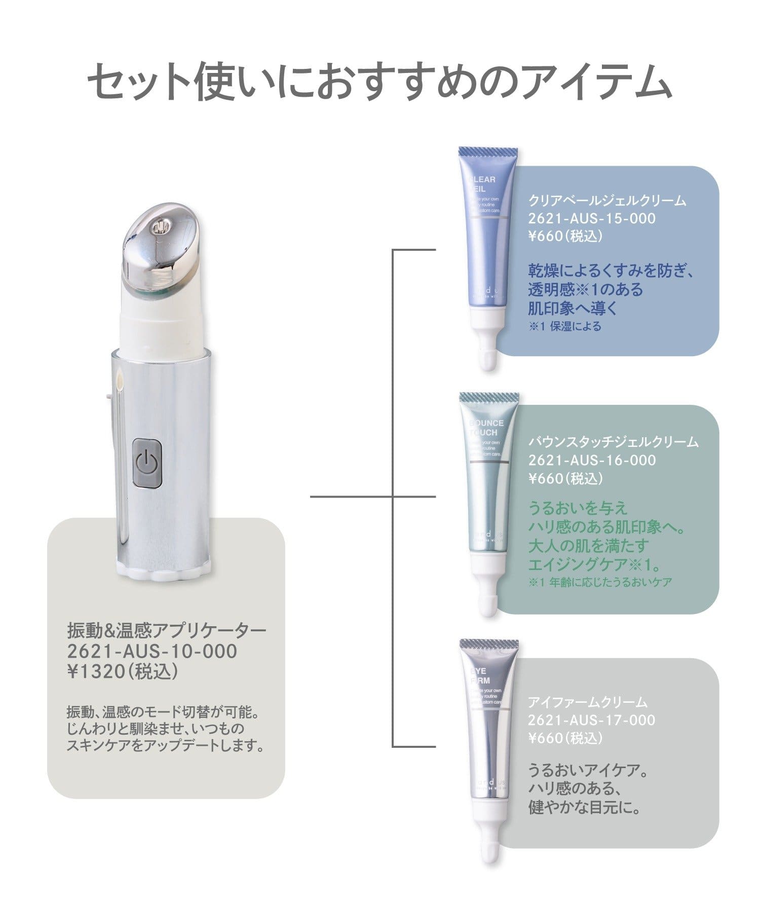 3COINS(スリーコインズ) アイファームクリーム／and us
