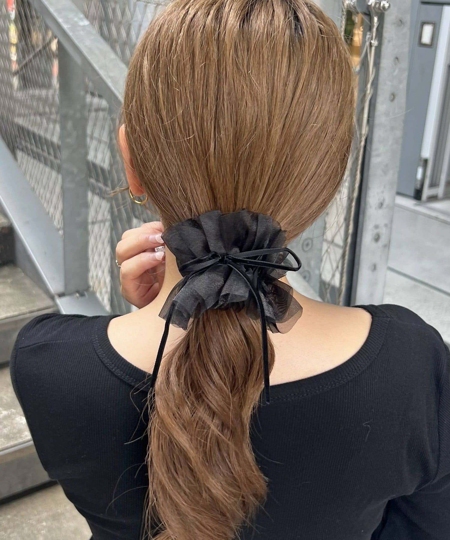 Lattice(ラティス) 【8下旬販売開始】【KEECO企画】【WEB限定】リボン付きロールヘアカフ