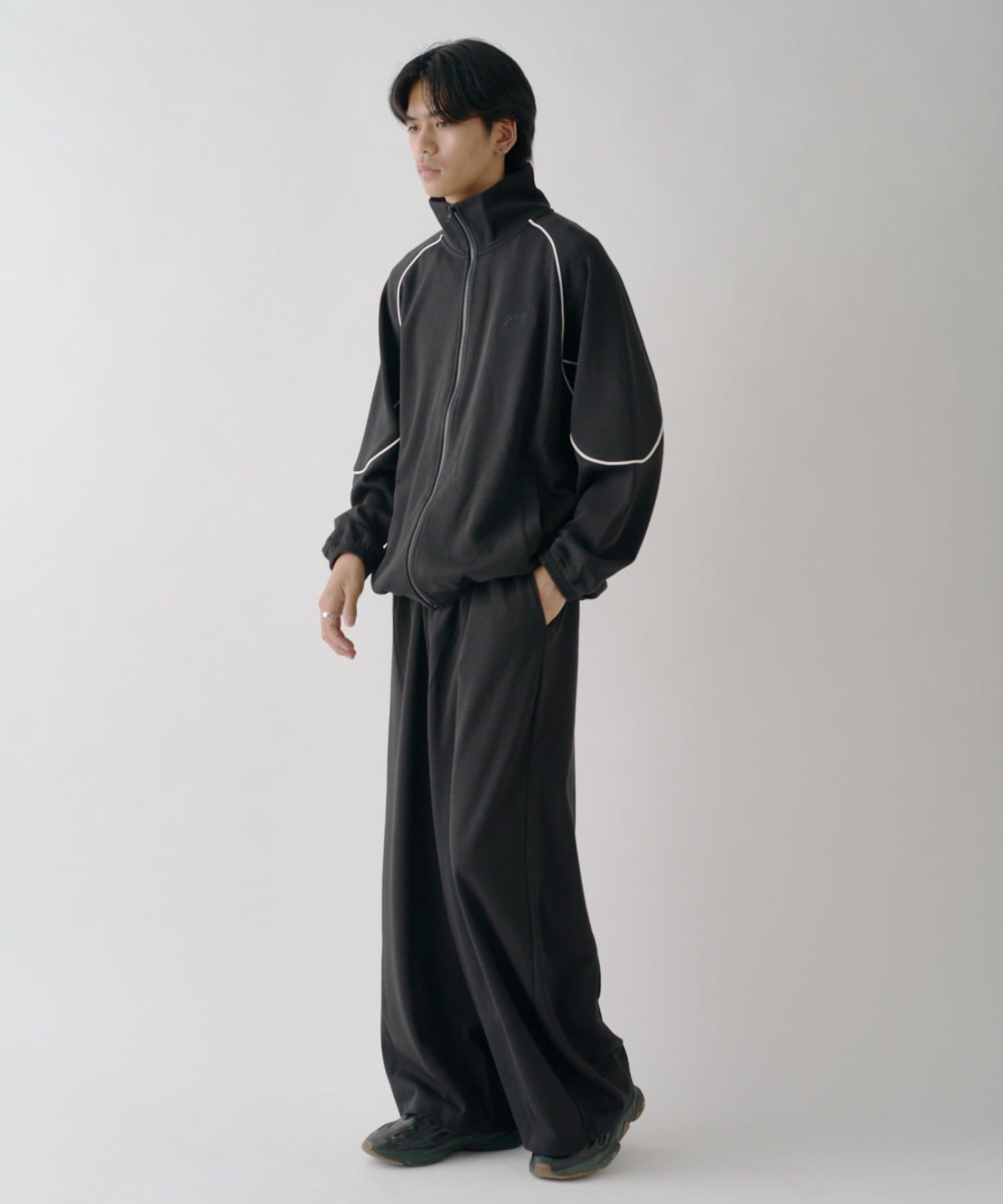 -goocy-(グーシー) ボンディングスウェットバルーンパンツ