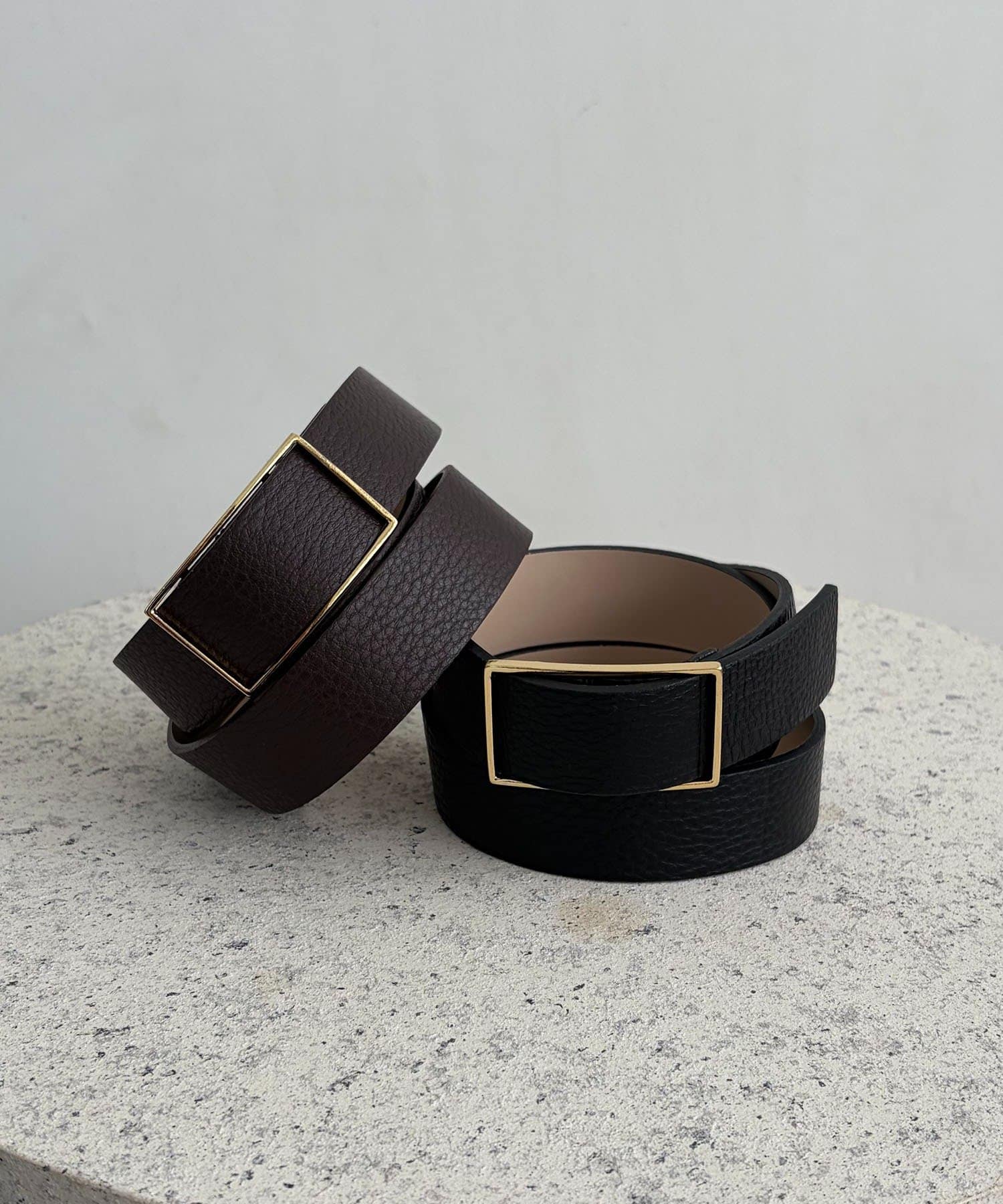 CAPRICIEUX LE'MAGE(カプリシュレマージュ) レザーラインバックルベルト