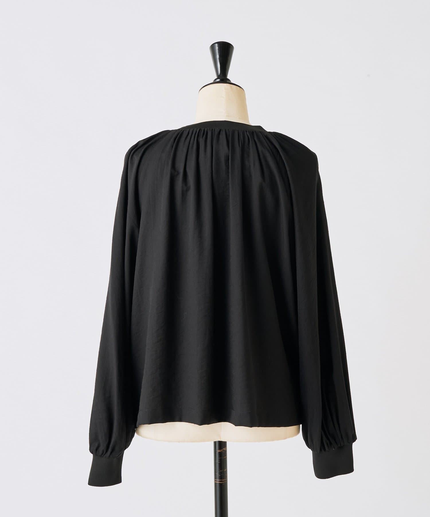BEARDSLEY(ビアズリー) リブコンビギャザーブラウス