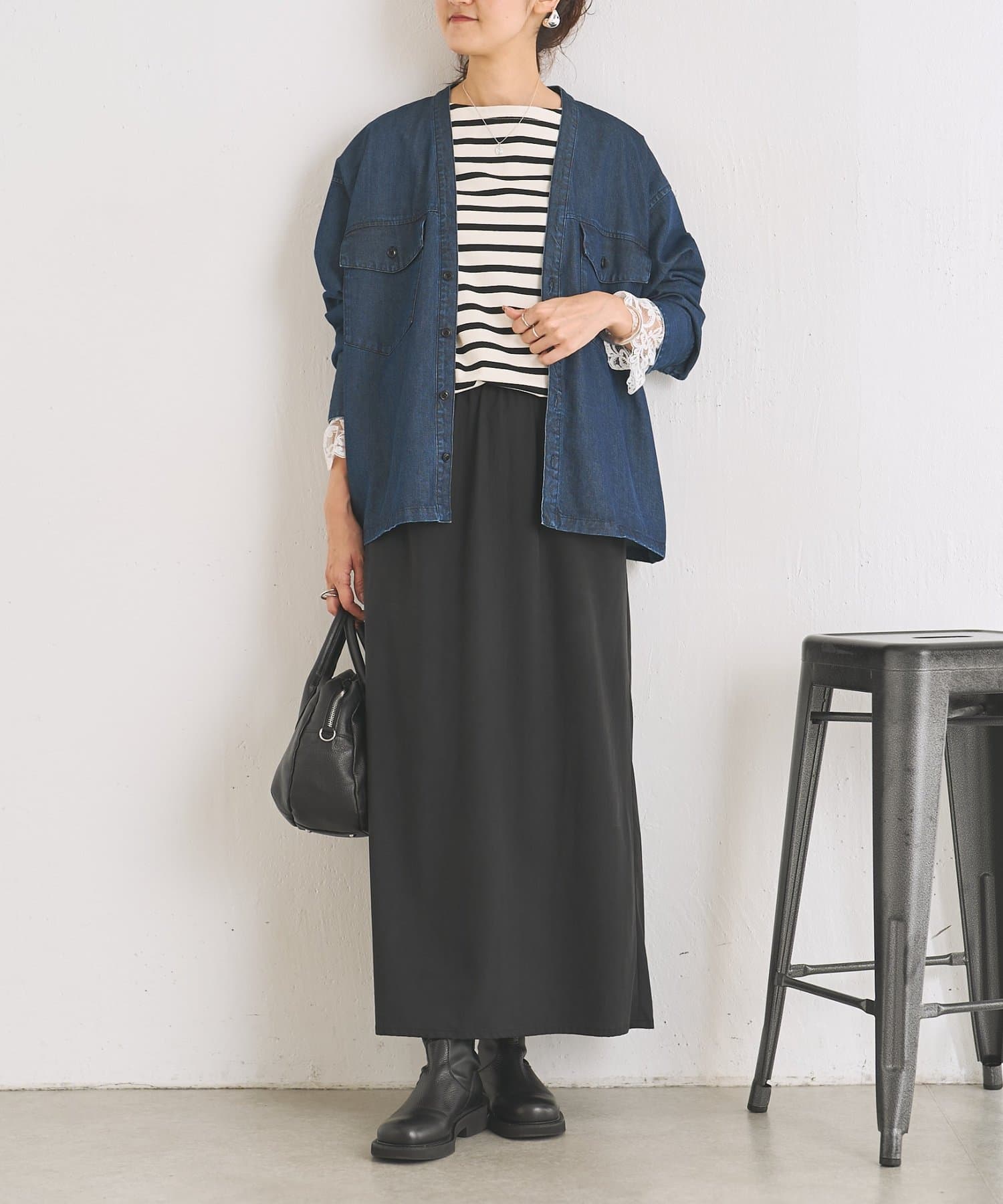 Vネックデニムシャツ | BEARDSLEY(ビアズリー)レディース | PAL CLOSET