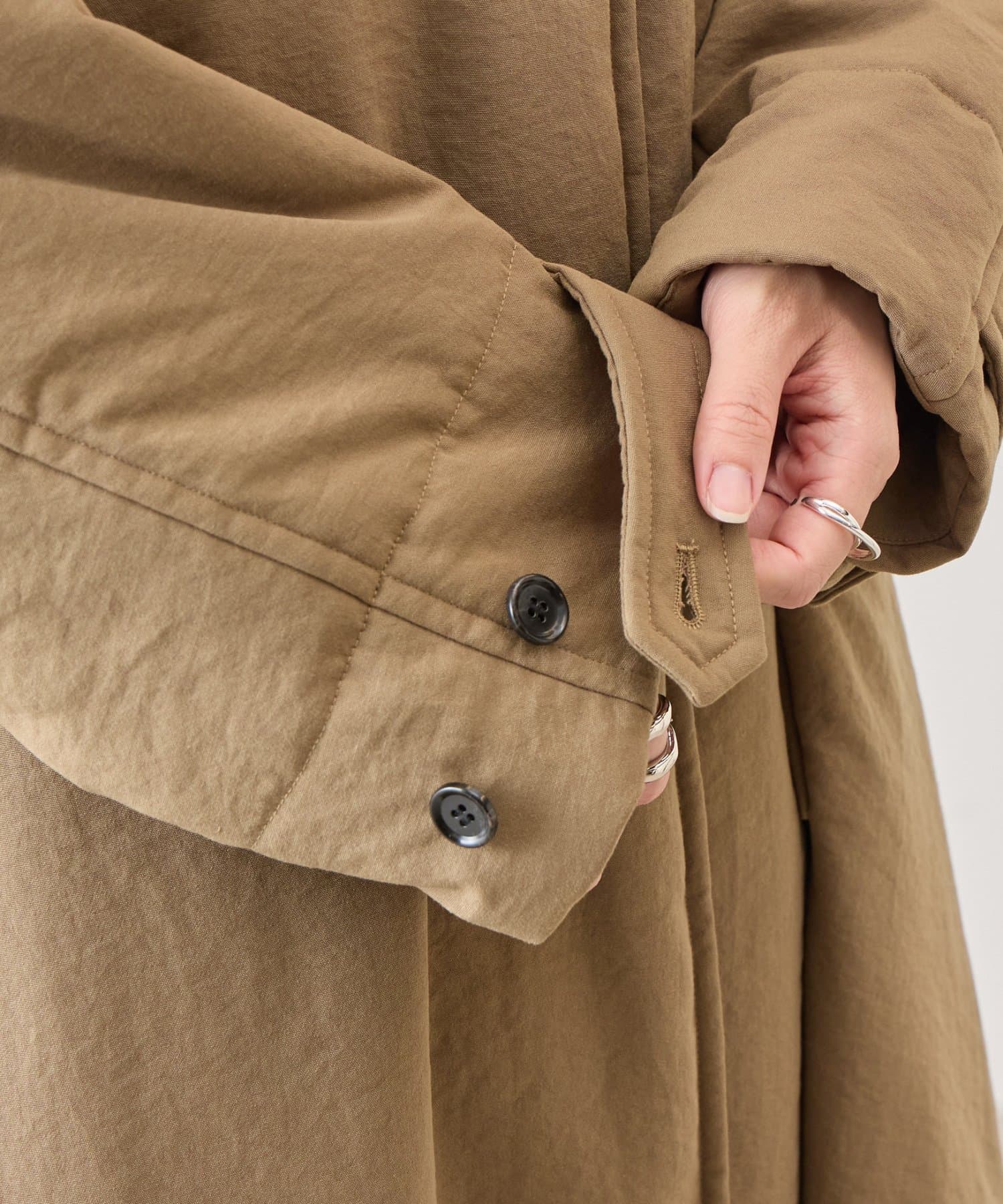 BEARDSLEY(ビアズリー) パディングステンカラーコート