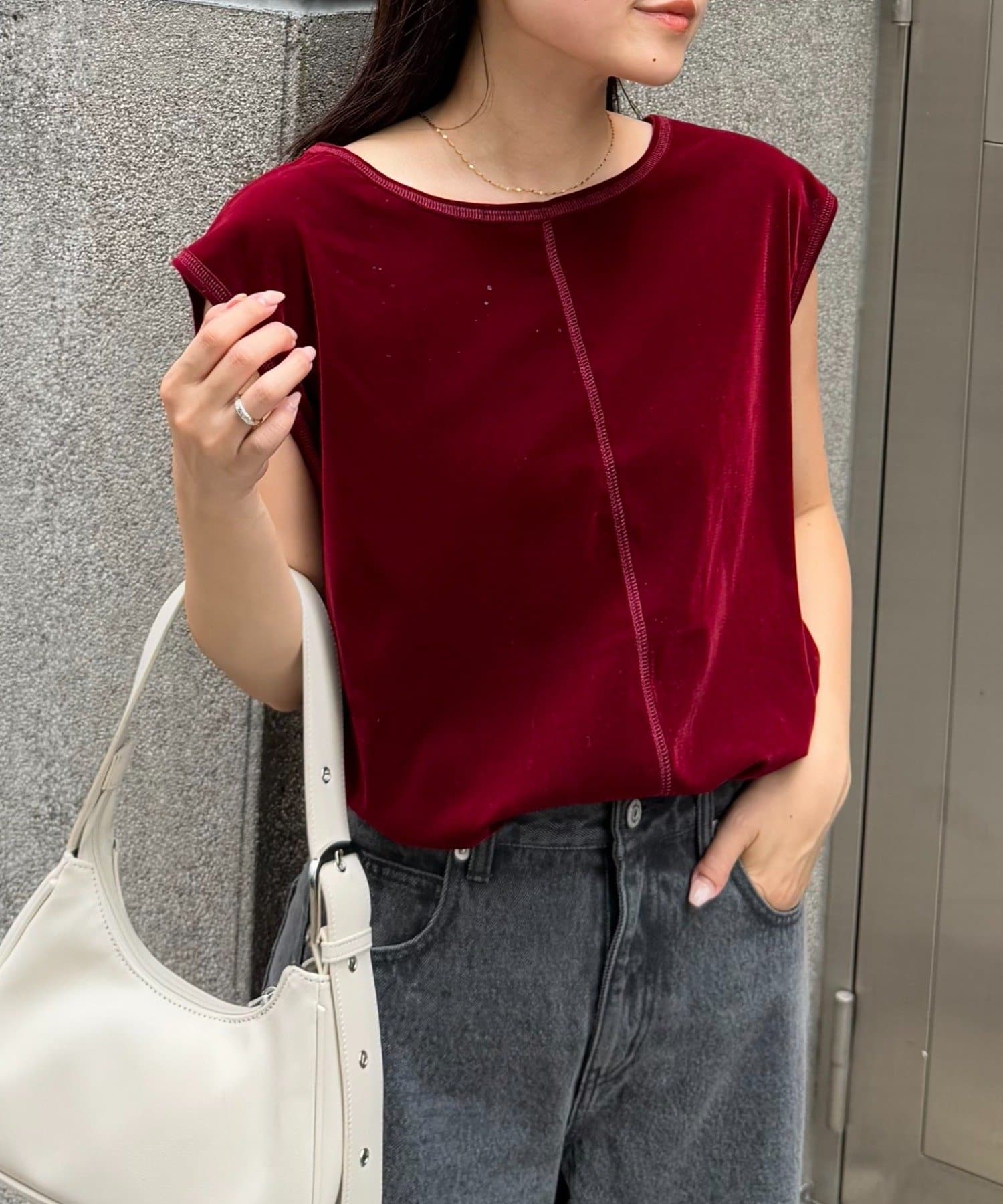 OUTLET(アウトレット) 【CIAOPANIC TYPY】シアーフロッキーカラーフレンチトップス