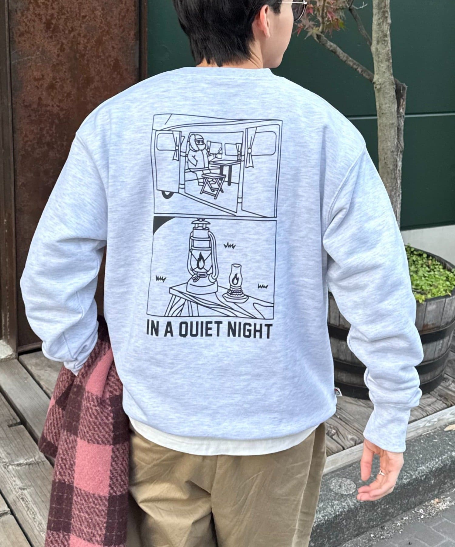 OUTLET(アウトレット) 【CIAOPANIC TYPY】ワンポイント刺繍裏毛スウェットクルー
