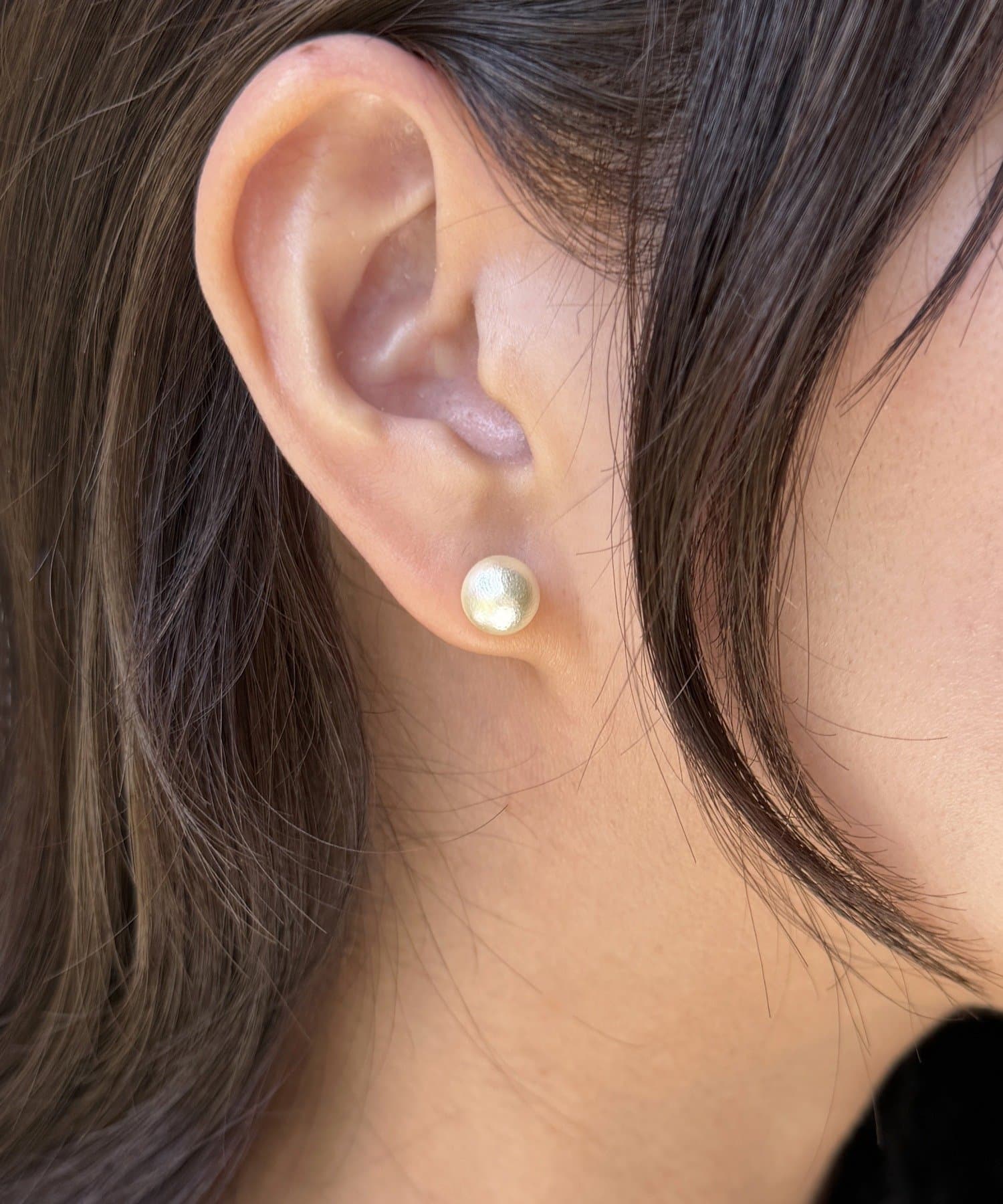 Lattice(ラティス) コットンパールピアス