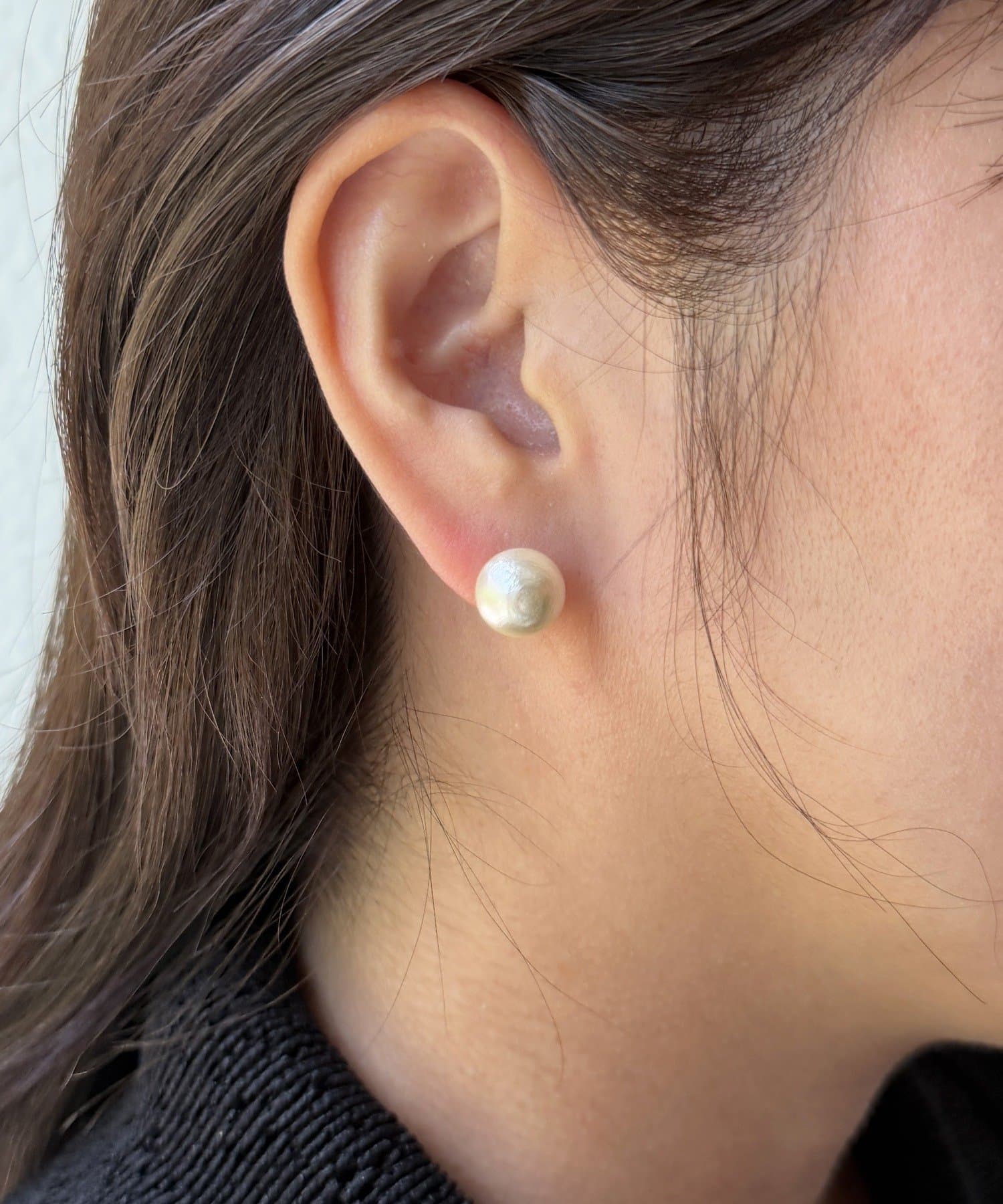 Lattice(ラティス) コットンパールピアス