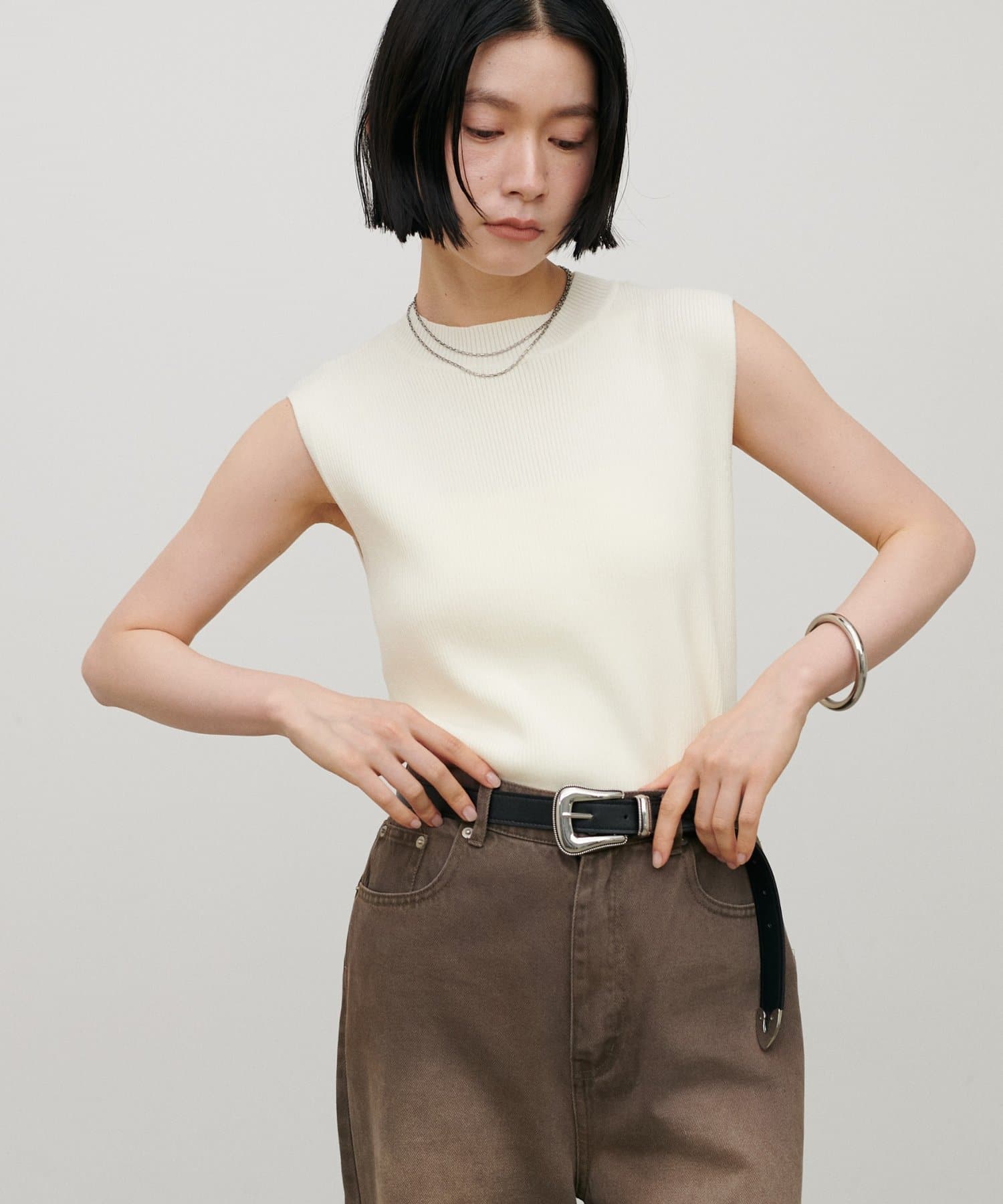 LARUTA(ラルータ) メランジノースリニット