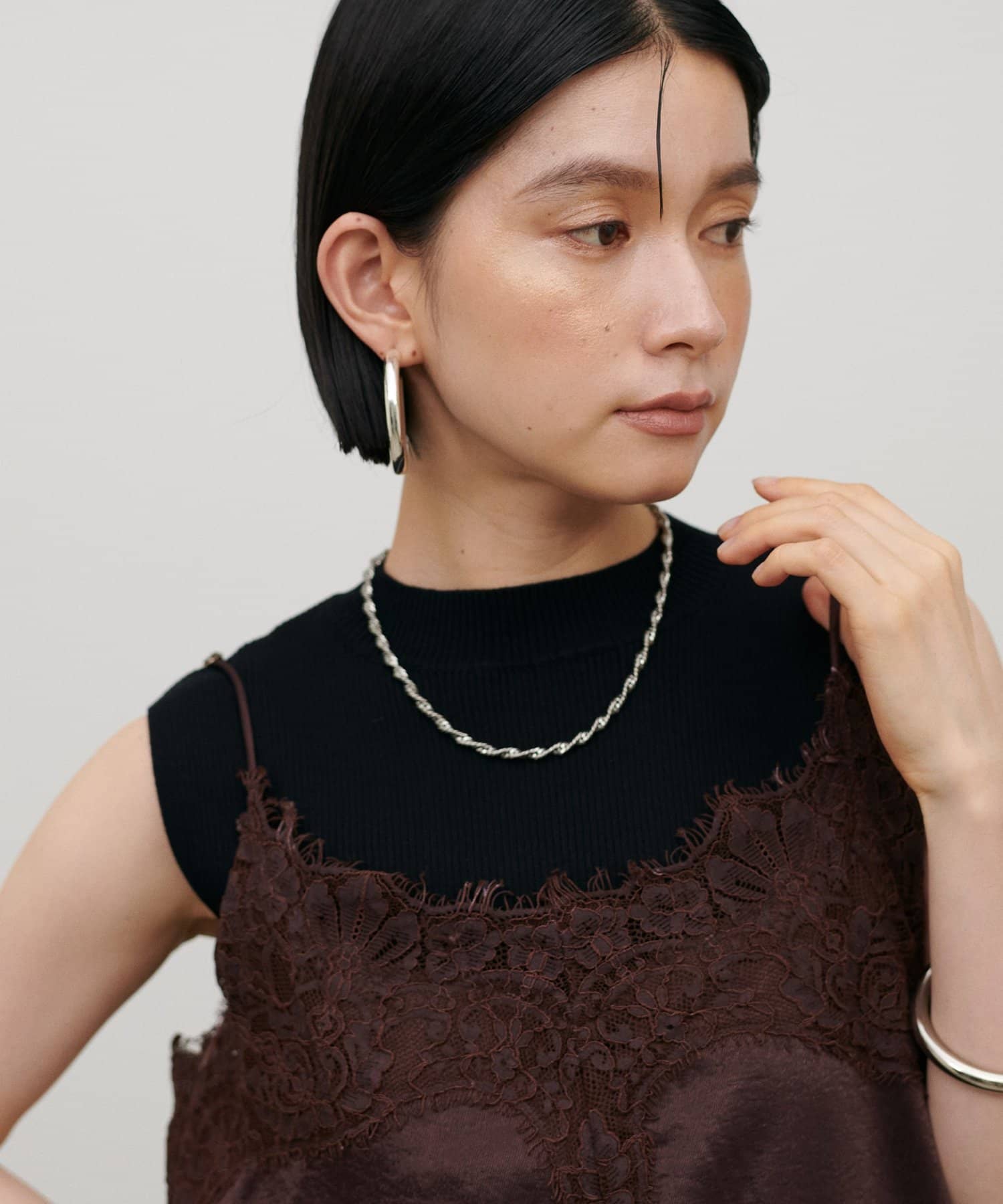 LARUTA(ラルータ) メランジノースリニット