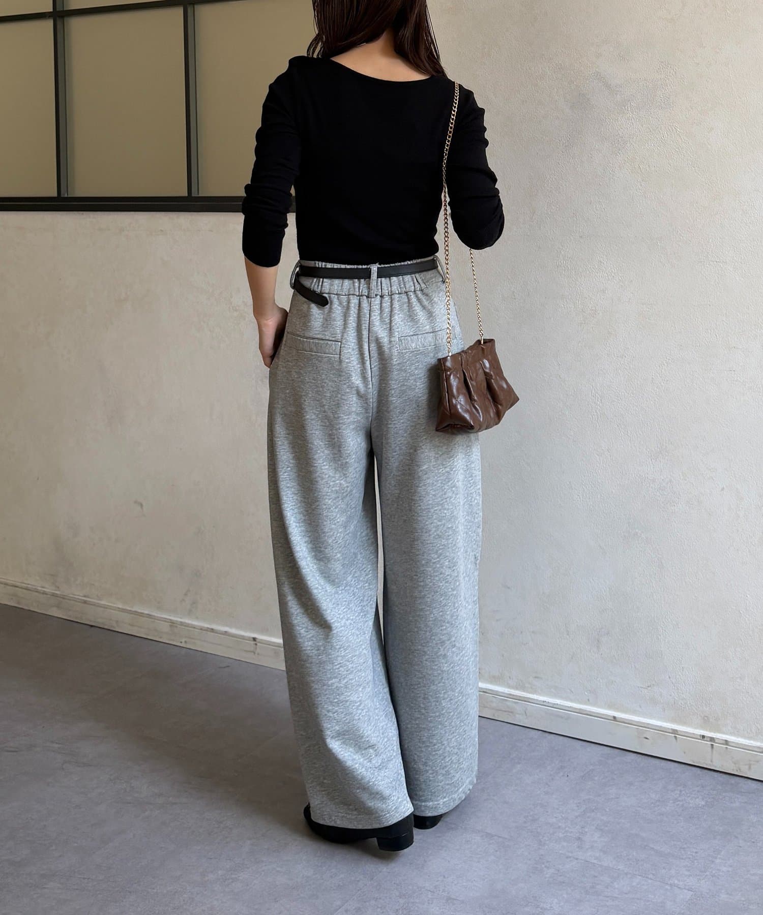 Thevon.(ゼヴォン) レースドッキングドレープニット