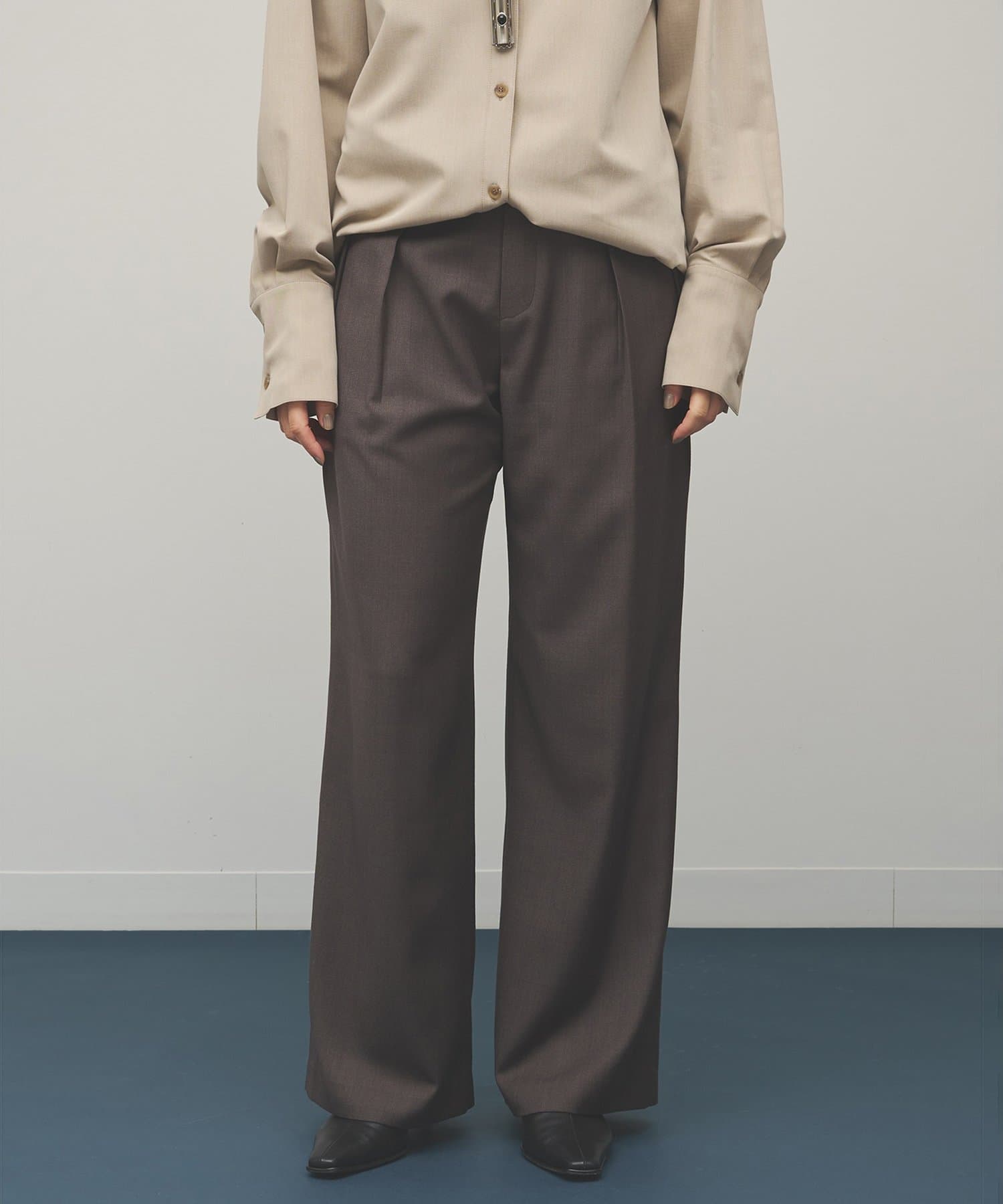 Whim Gazette(ウィム ガゼット) 【THE BAAT】Wide trousers