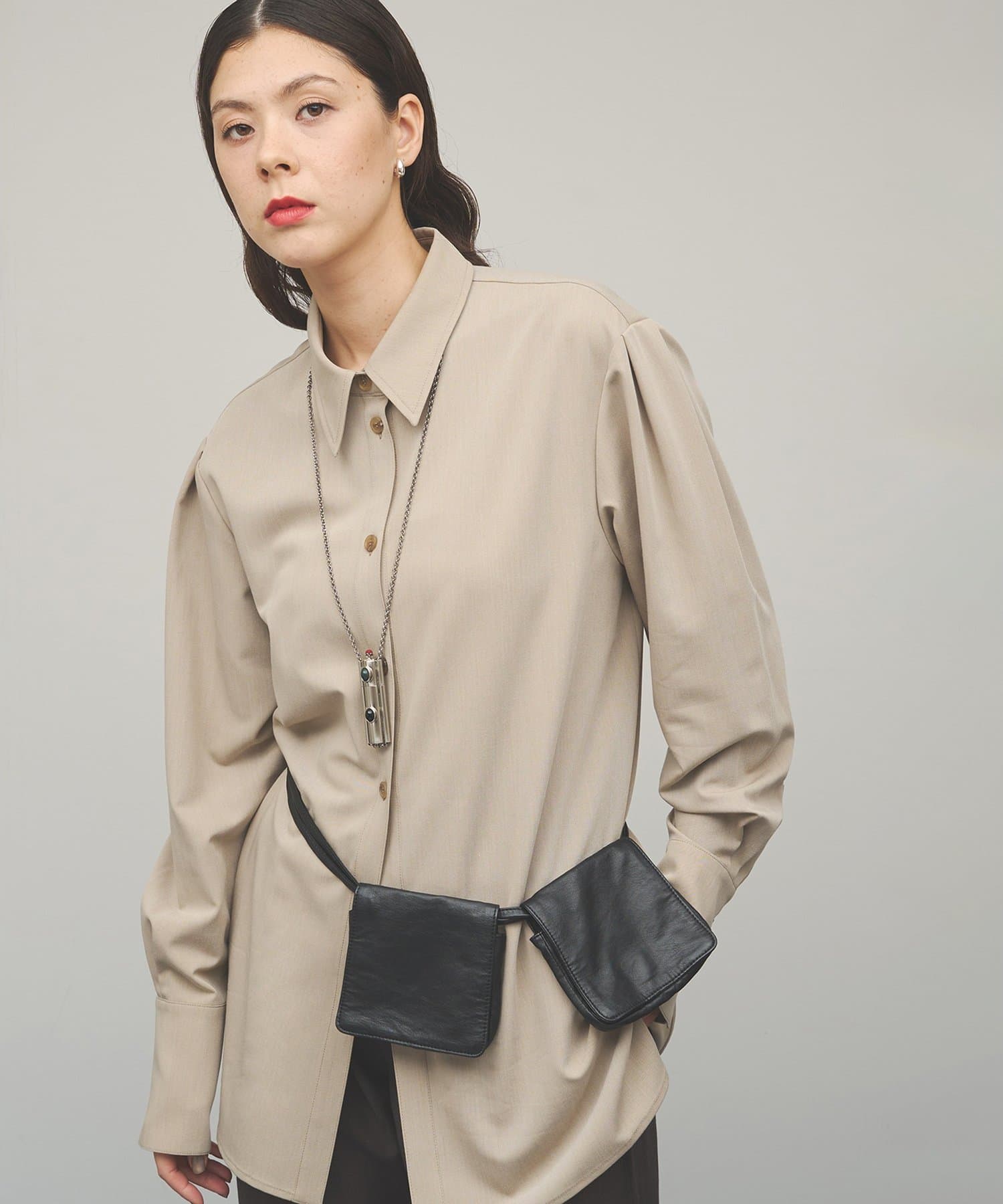 Whim Gazette(ウィム ガゼット) 【THE BAAT】Volume shirt