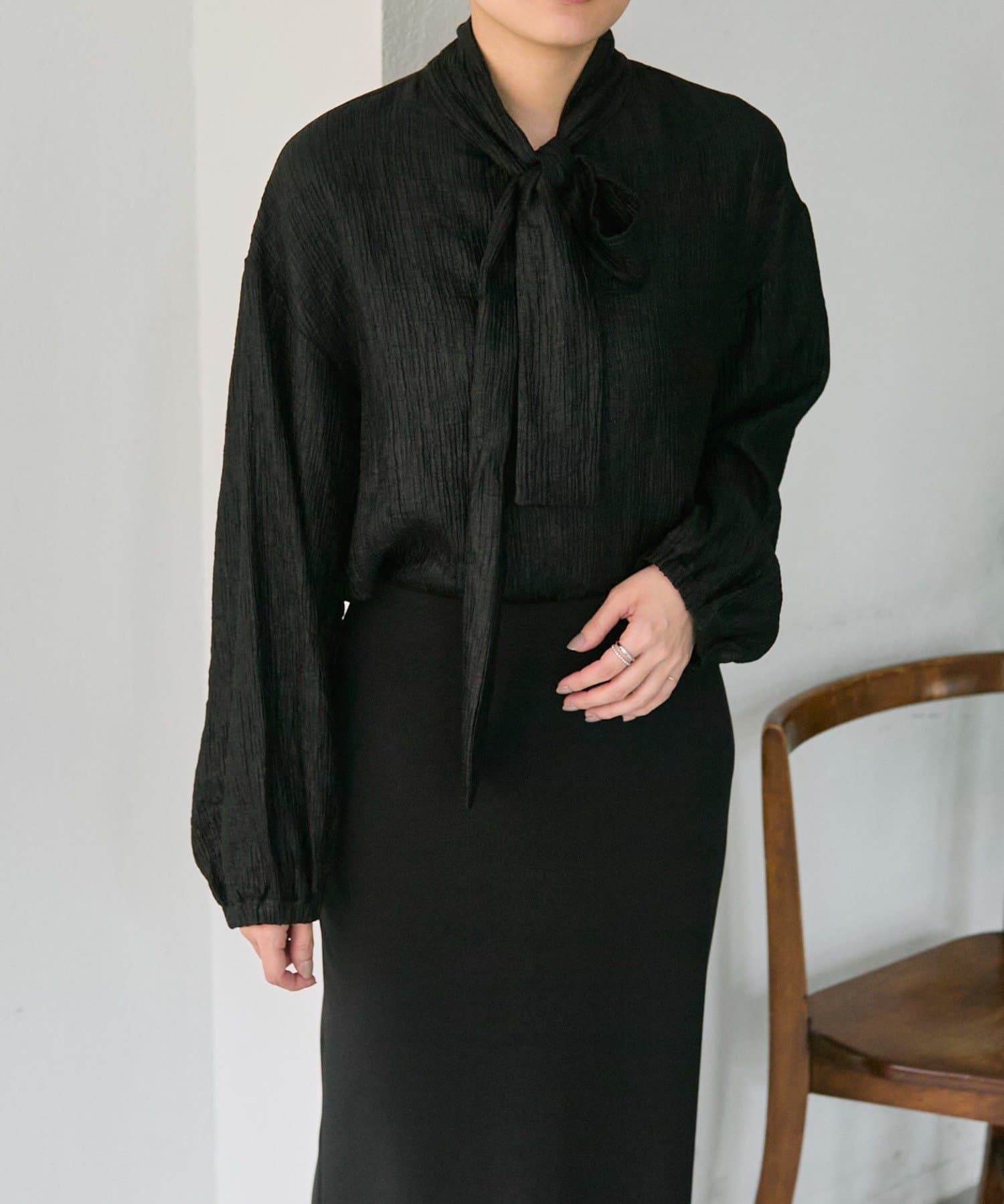 ear PAPILLONNER】リボン付きブラウス【SUM1 STYLE】 | OUTLET 