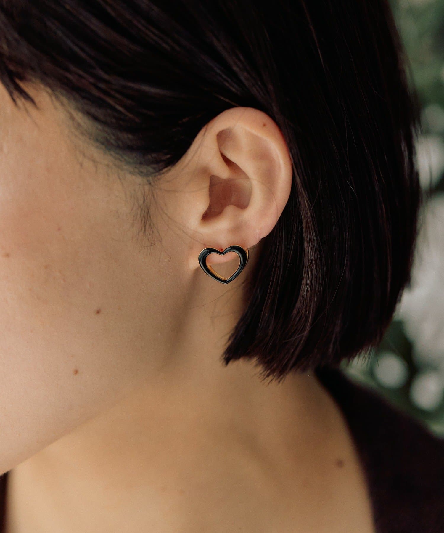 OUTLET(アウトレット) 【ear PAPILLONNER】ハートサンドピアス