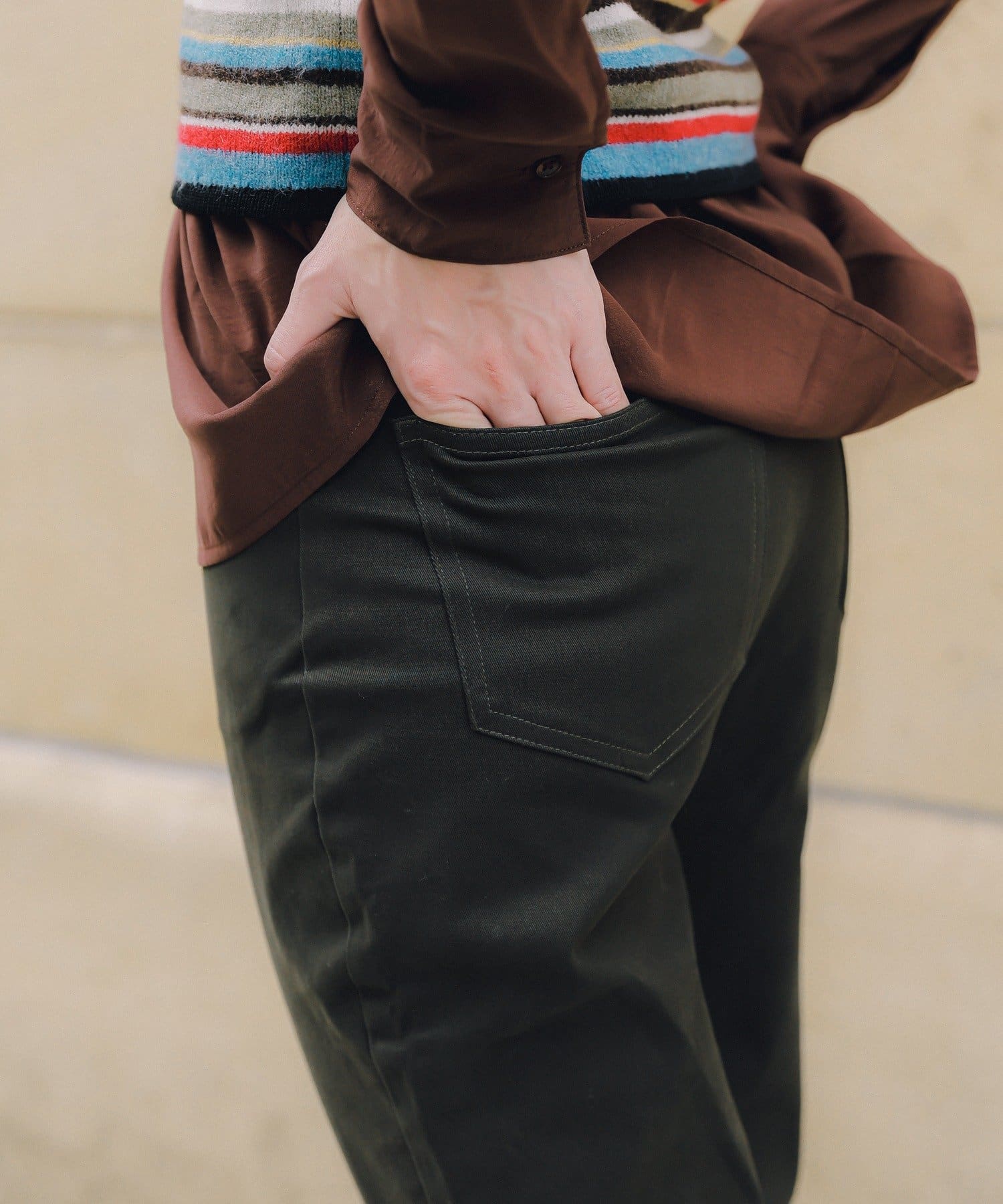 Kastane(カスタネ) 【CINAMOD】 COTTONBRUSHED 5-POCKET PANTS