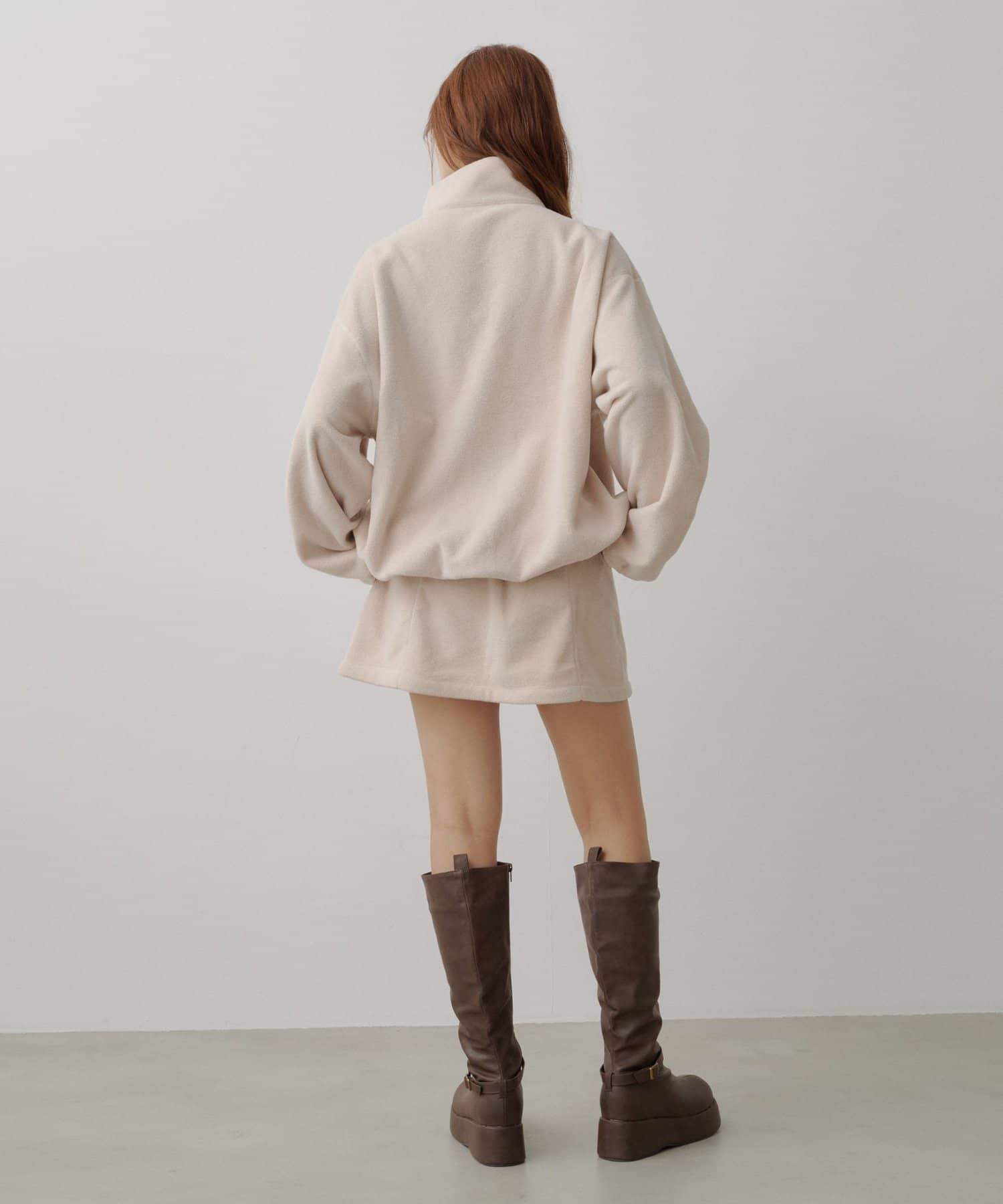 Kastane(カスタネ) 【2026AW/セットアップ対応】フリースミニスカート