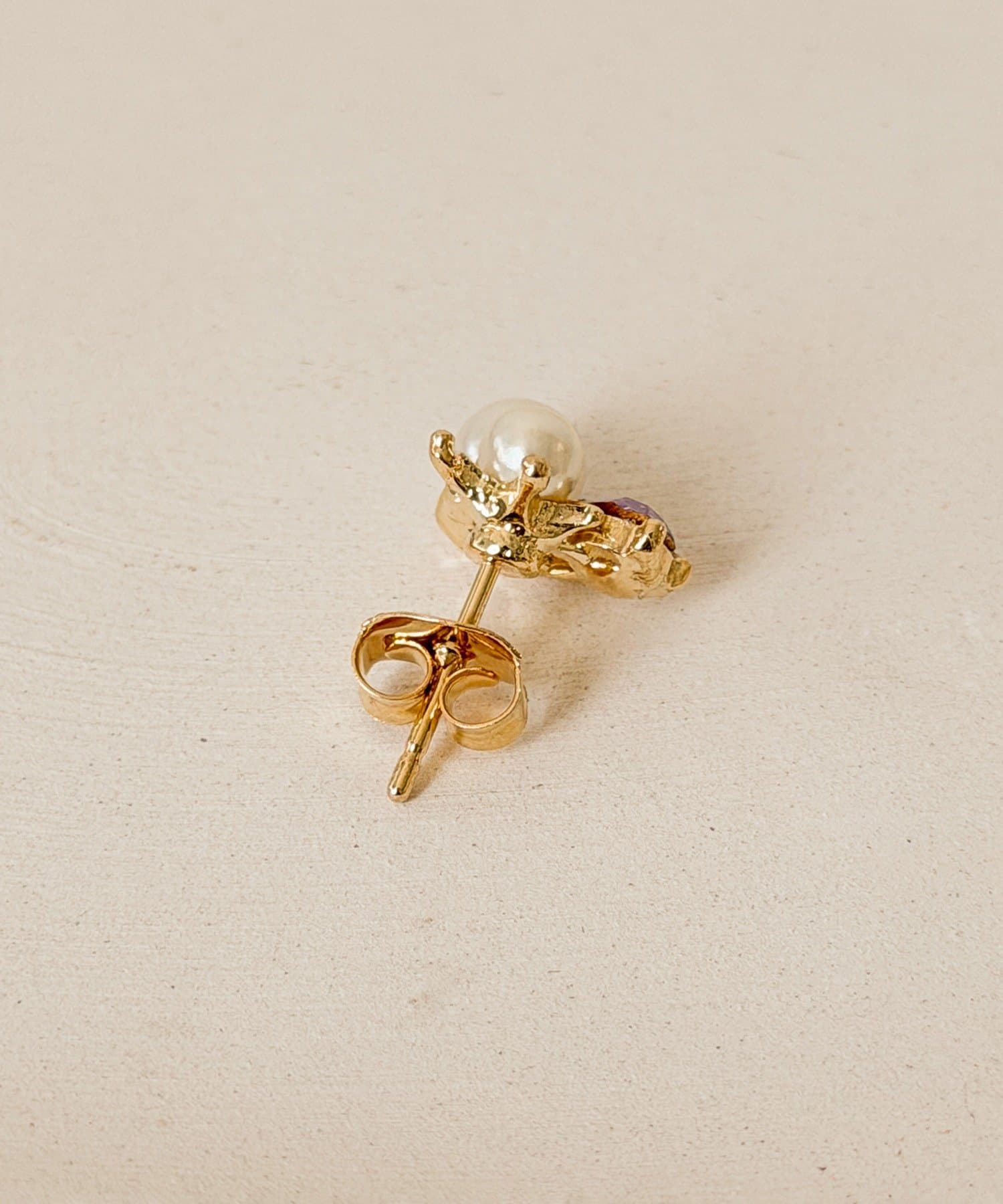 3COINS(スリーコインズ) ツインパールビジューピアス