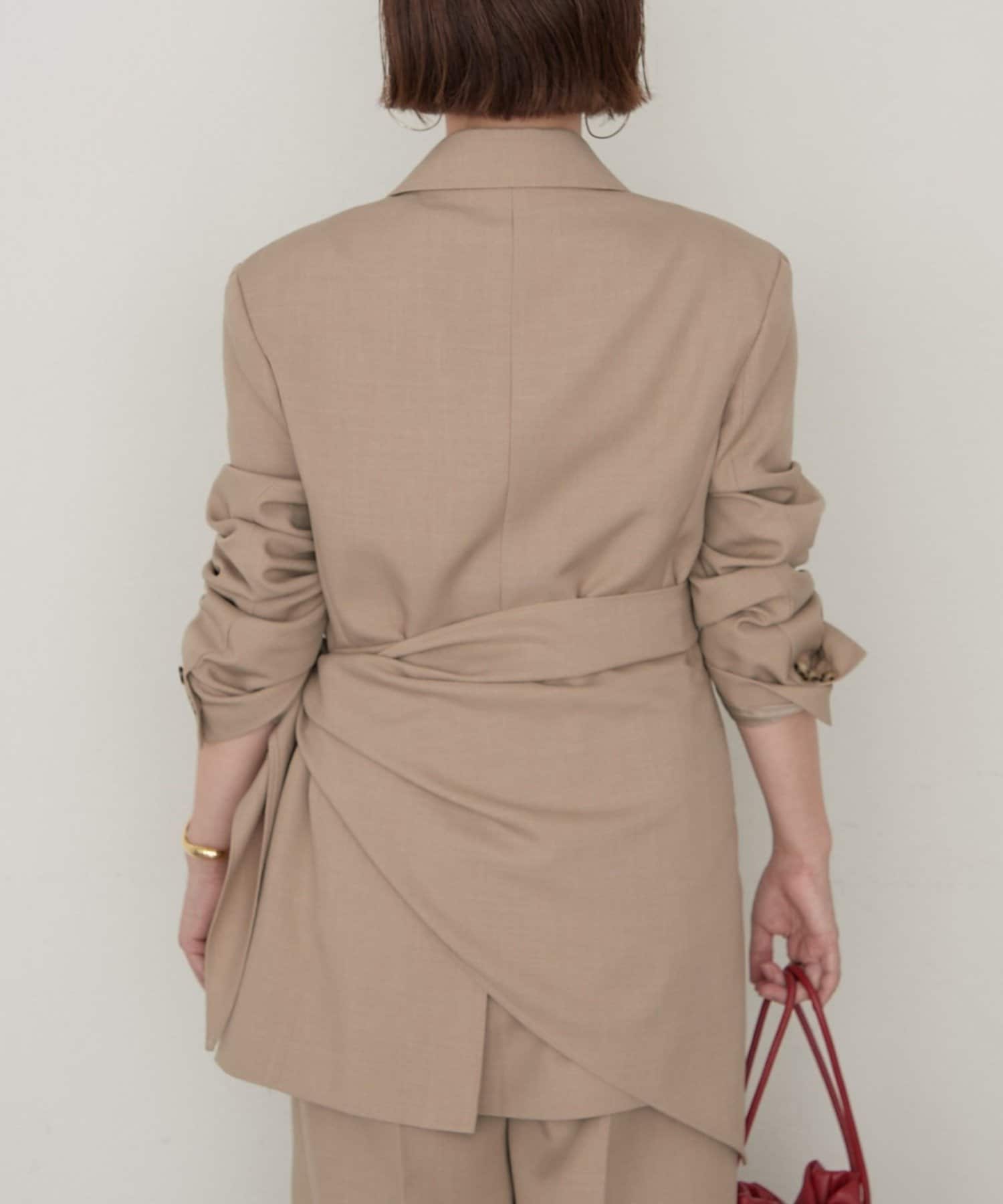 LOUNGEDRESS(ラウンジドレス) 《セットアップ可/3WAY》スカーフ付きテーラードジャケット