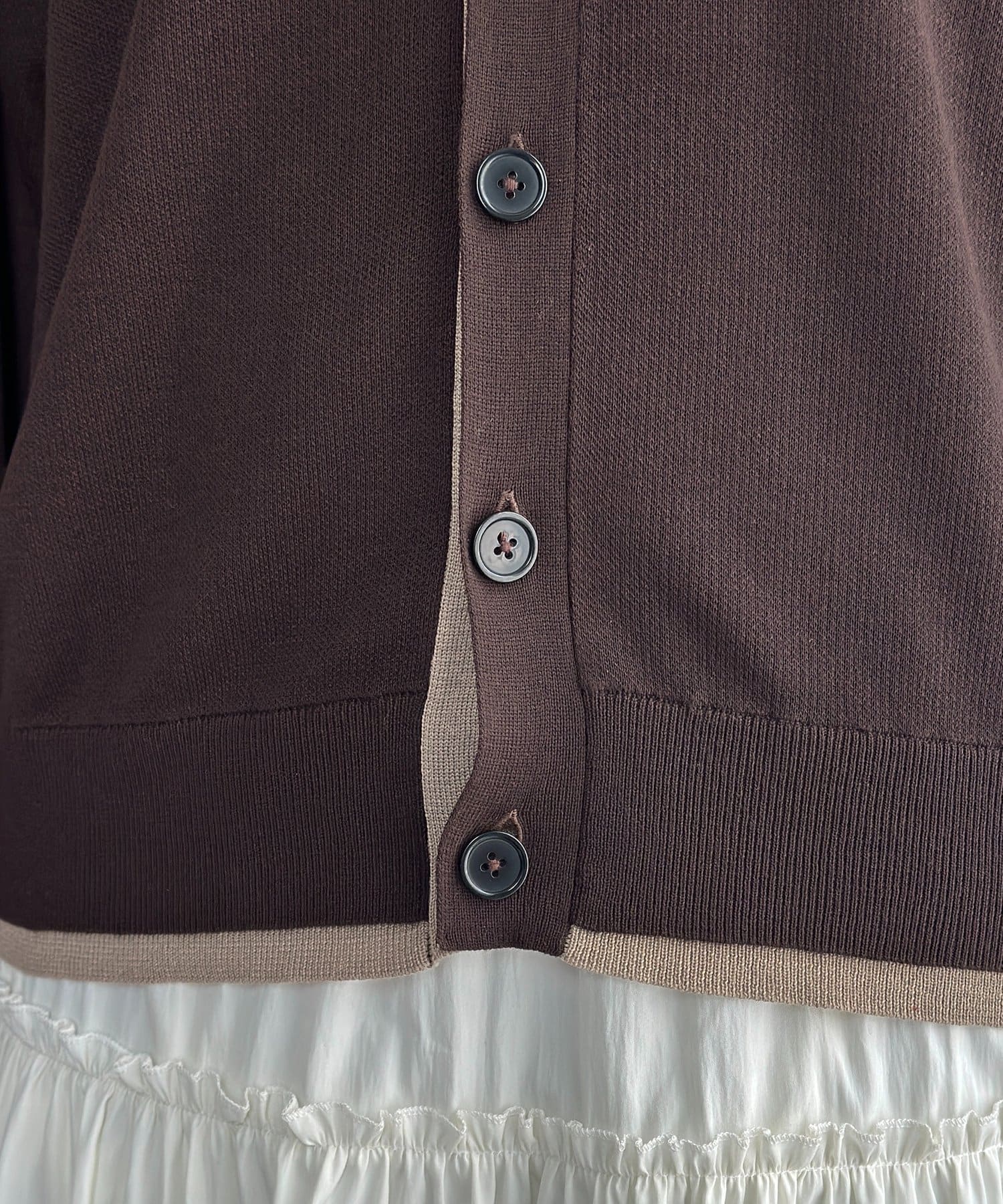 CPCM(シーピーシーエム) 【U.S. POLO ASSN. 】フェイクレイヤードニットシャツ