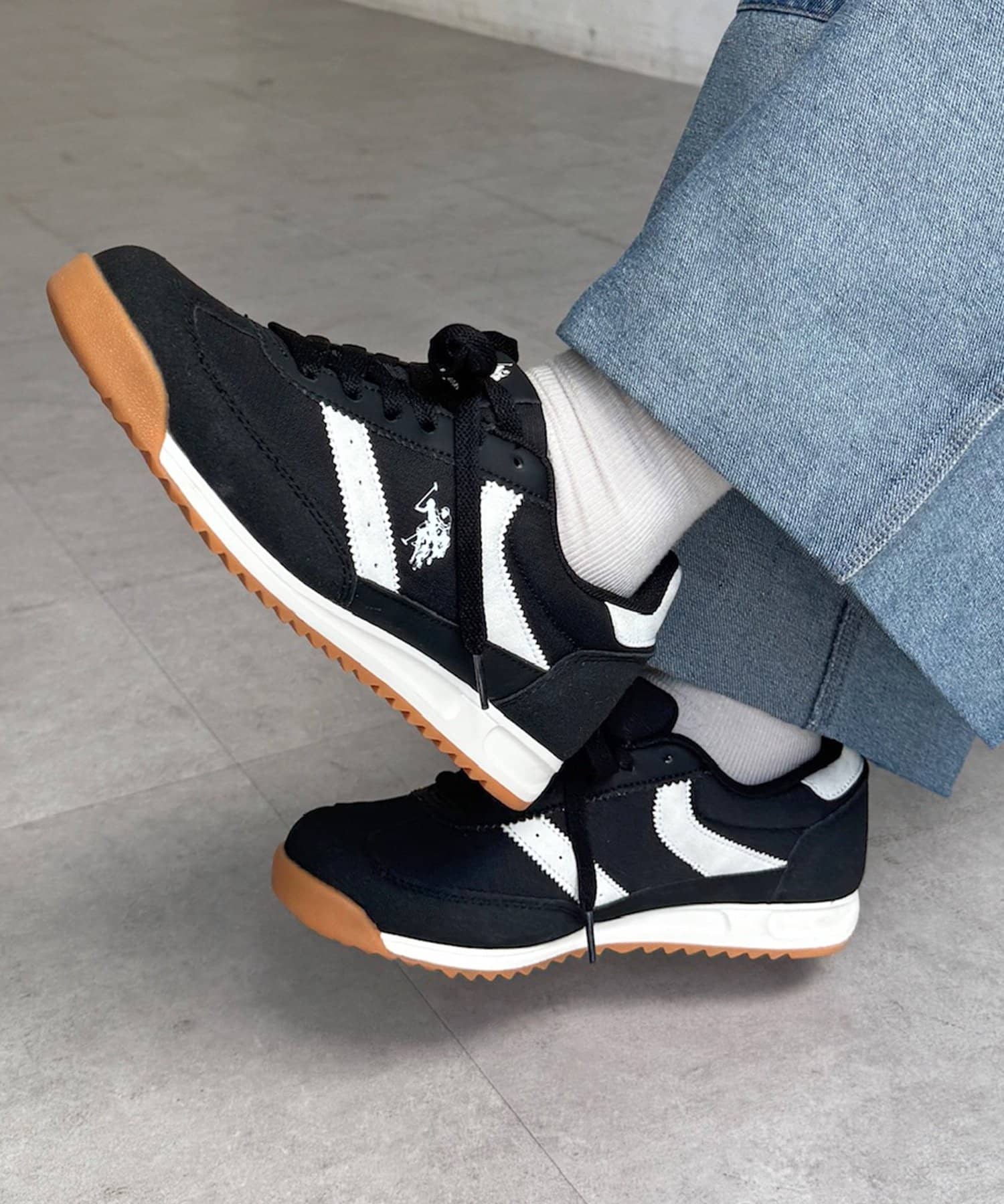 CPCM(シーピーシーエム) 【U.S. POLO ASSN.】レトロスニーカー
