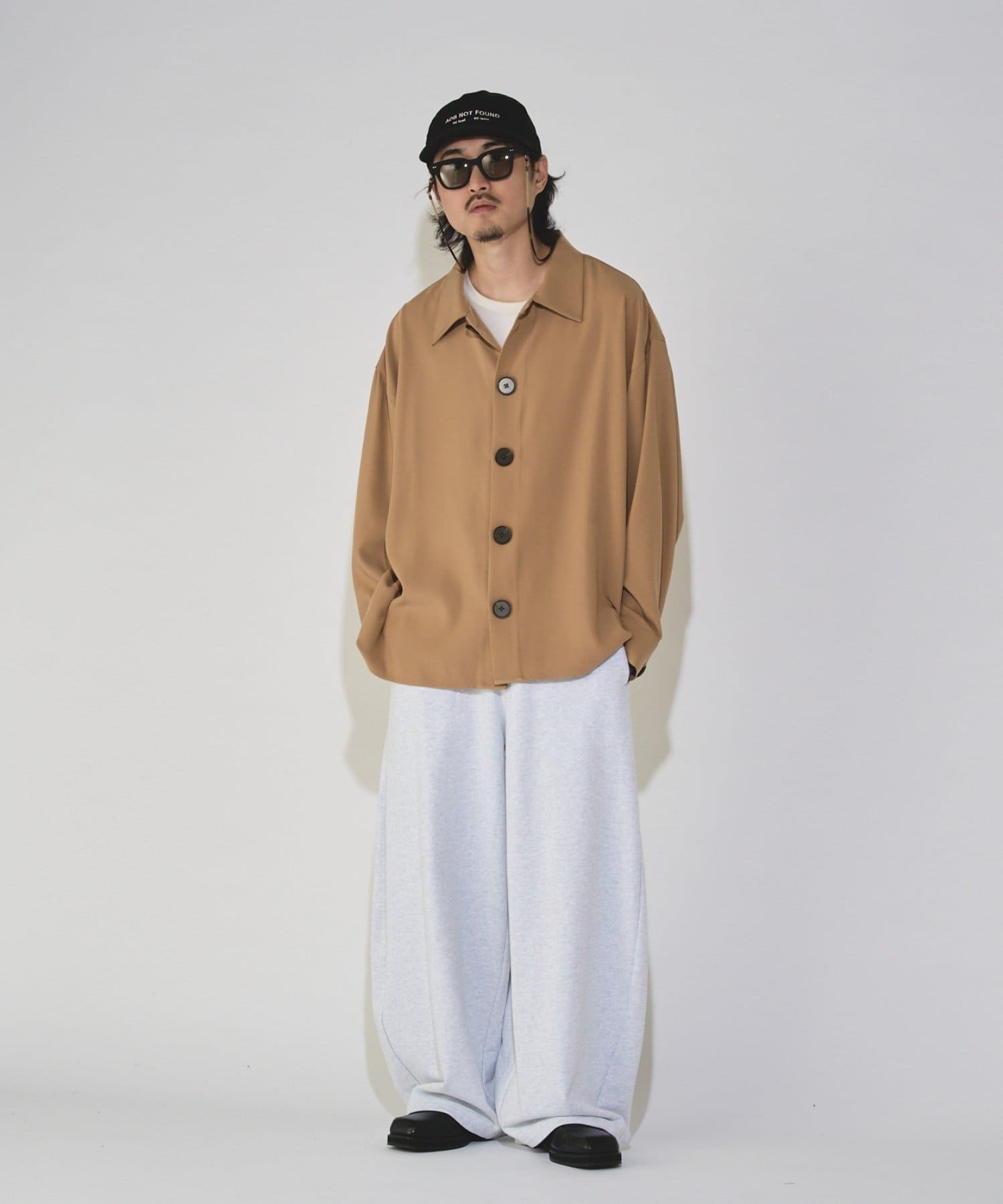 Lui's(ルイス) 【WEB限定】 アクセントボタンビッグシャツ