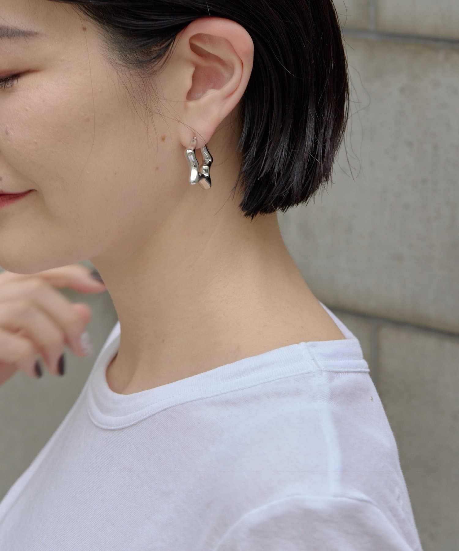 ear PAPILLONNER(イア パピヨネ) 《WEB＆一部店舗限定》スターフープピアス