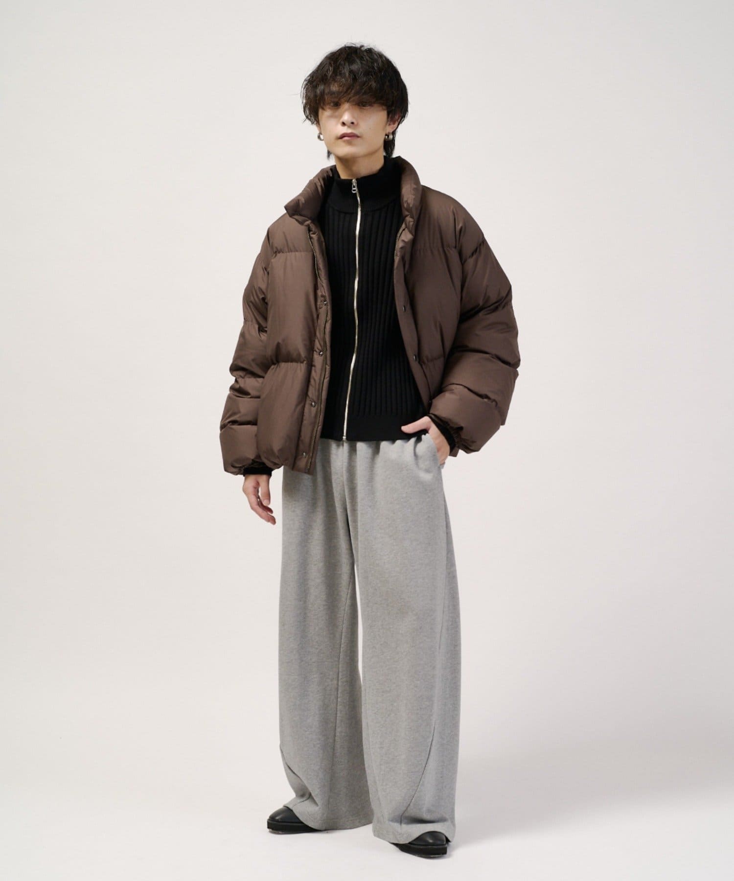 Lui's(ルイス) ボリュームショートダウンブルゾン