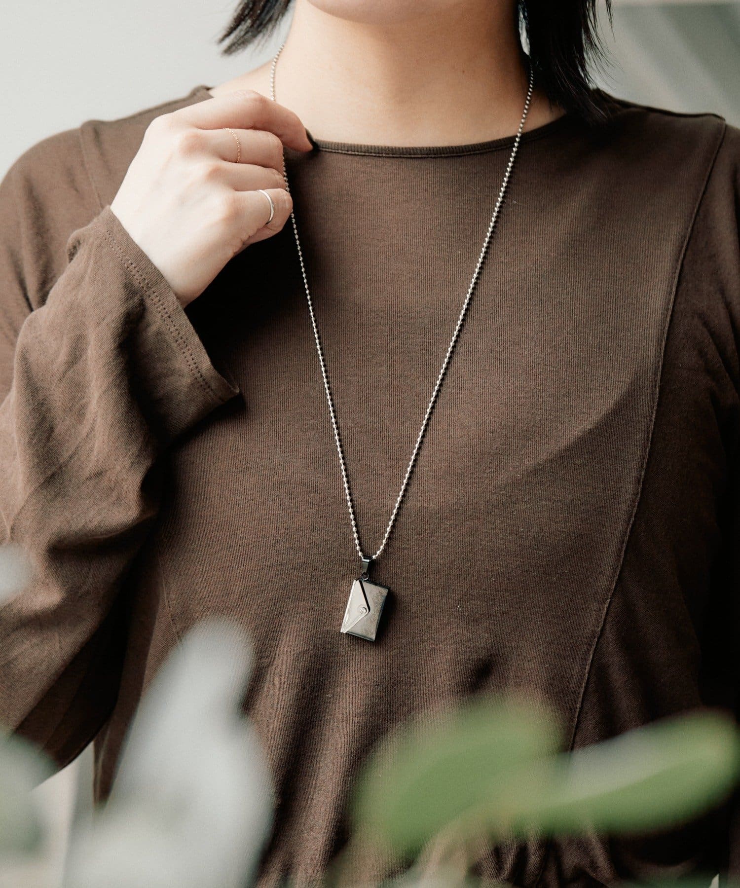 ear PAPILLONNER(イア パピヨネ) メモリーズネックレス《WEB＆一部店舗限定/金属アレルギー対応/ステンレス》