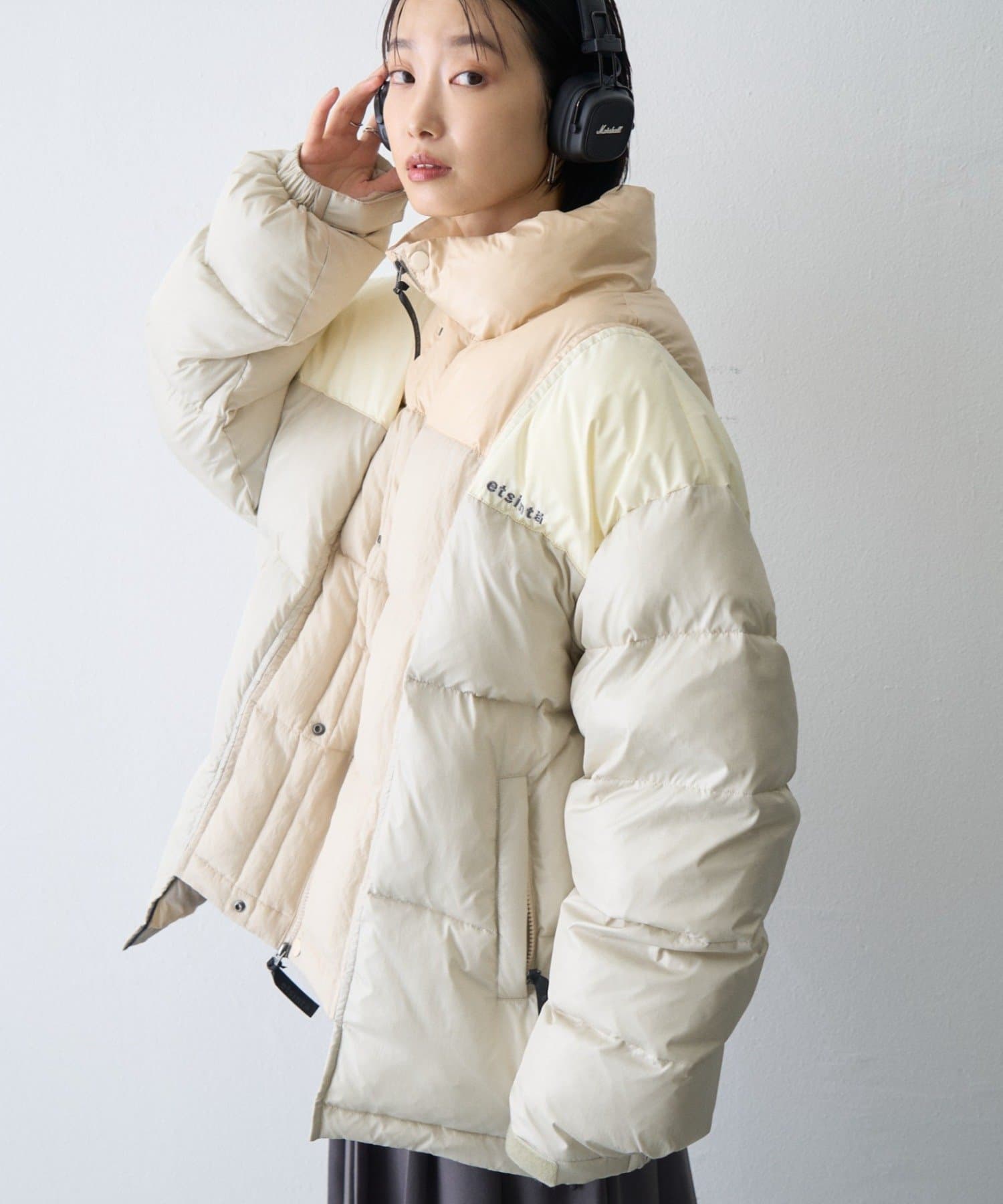 CIAOPANIC TYPY(チャオパニックティピー) 【26Winter展示会 出展商品】【etsinta】リメイクライクダウンオーバージャケット