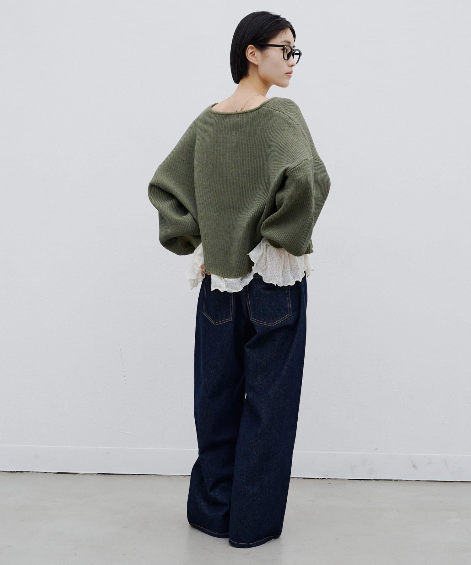 CIAOPANIC TYPY(チャオパニックティピー) 【WEB限定】軽量・伸縮性◎/スポンディッシュダブルジップニットカーディガン