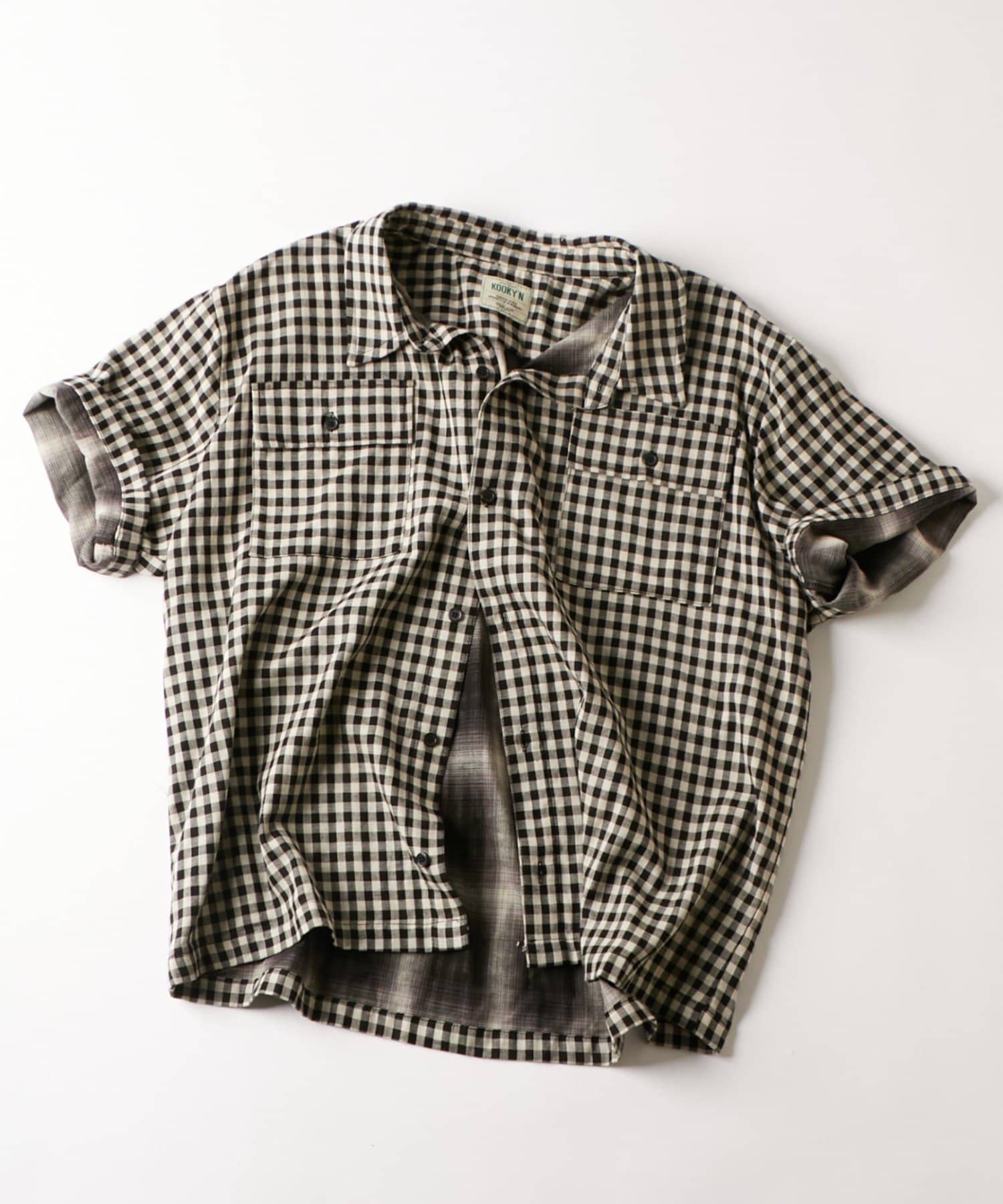 OUTLET(アウトレット) 【WHO'S WHO gallery】 ブロックチェックS/Sシャツ