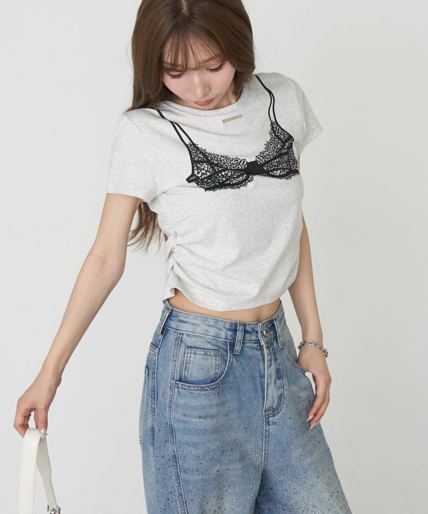 OUTLET(アウトレット) 【RAY CASSIN】だまし絵Tシャツ / プリントTシャツ