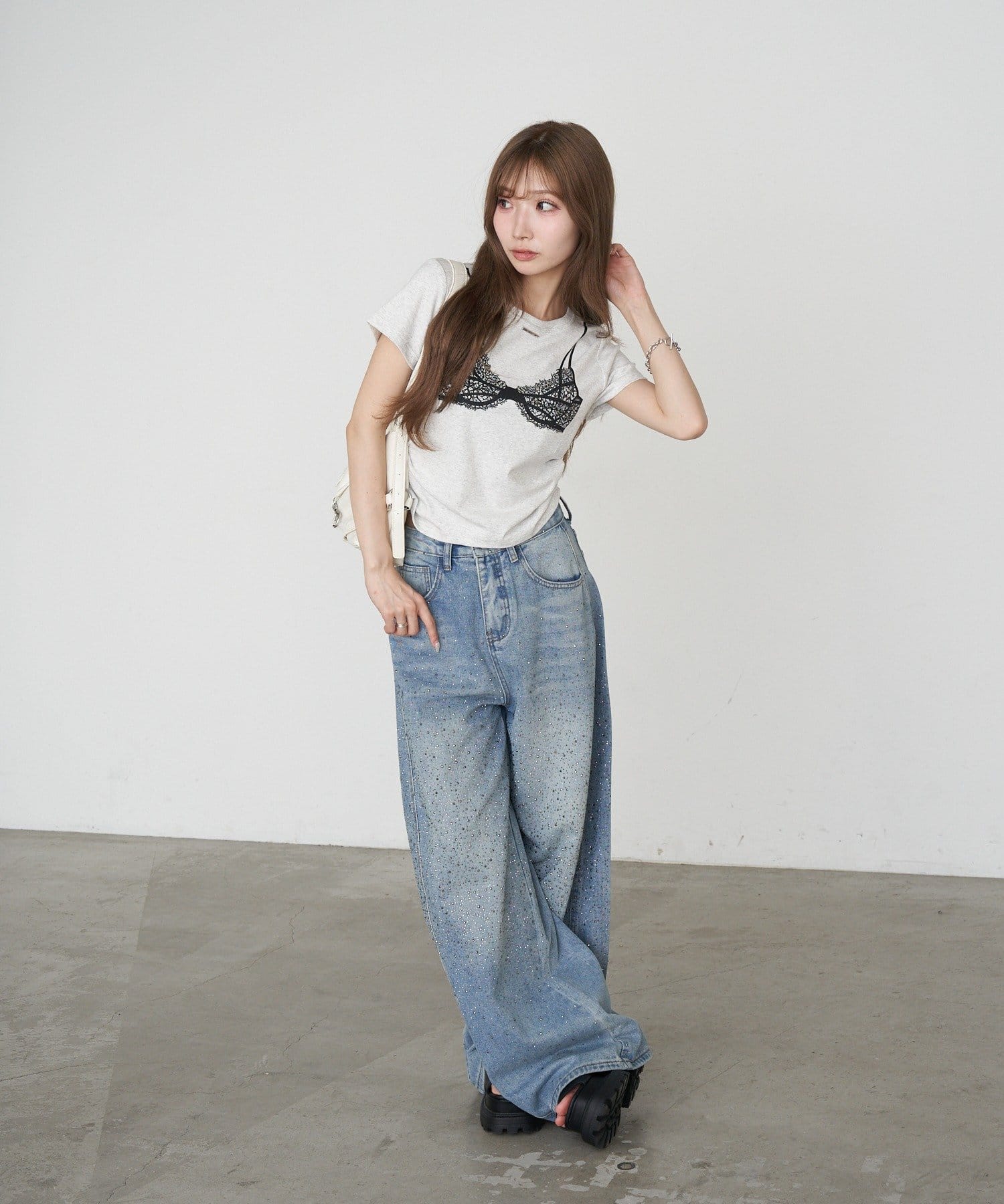 OUTLET(アウトレット) 【RAY CASSIN】だまし絵Tシャツ / プリントTシャツ