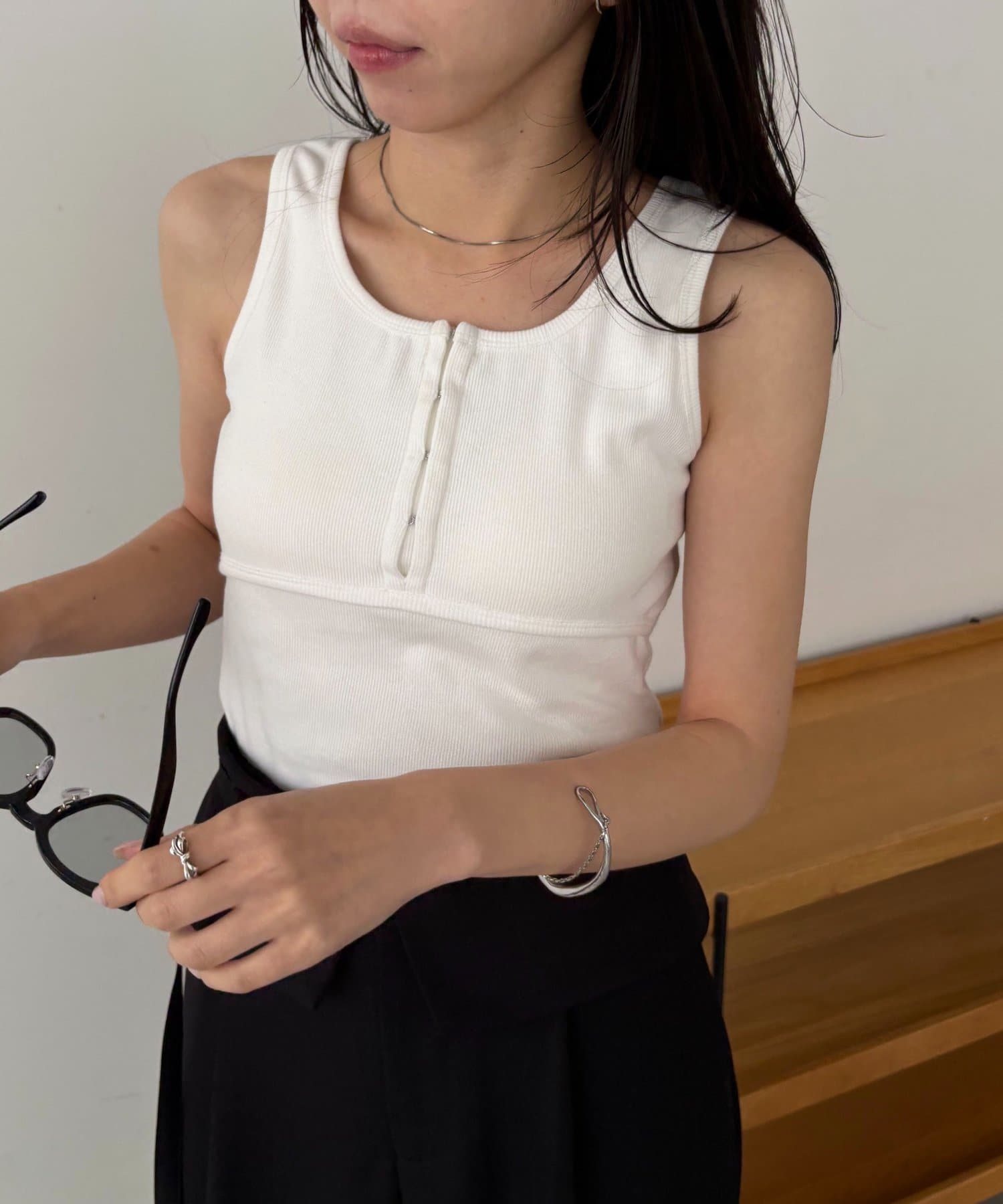 CAPRICIEUX LE'MAGE】カップ付ヘンリータンク | OUTLET(アウトレット