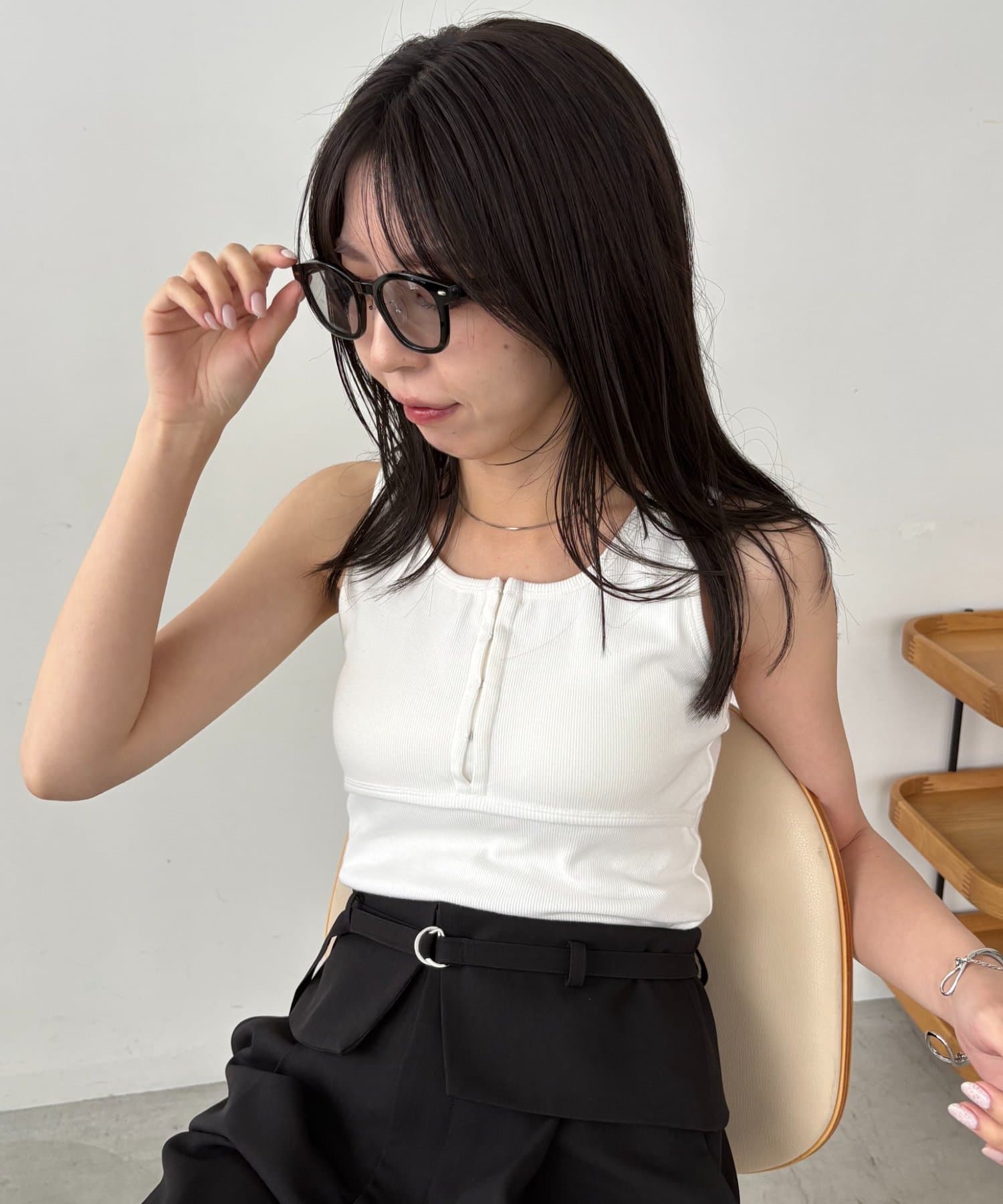 CAPRICIEUX LE'MAGE】カップ付ヘンリータンク | OUTLET(アウトレット