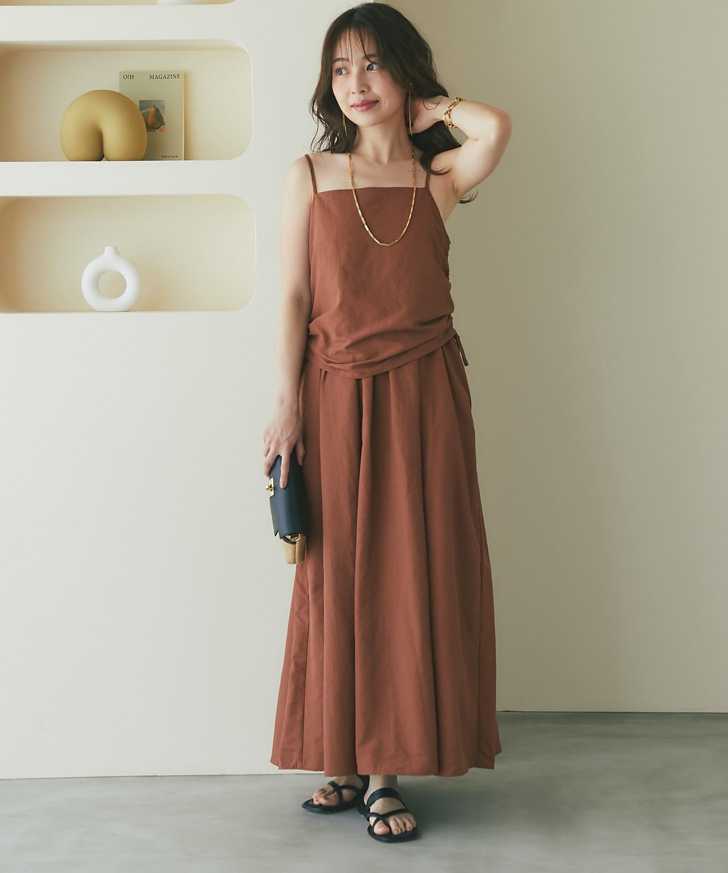 La boutique BonBon】ドロストキャミワンピース | OUTLET(アウトレット