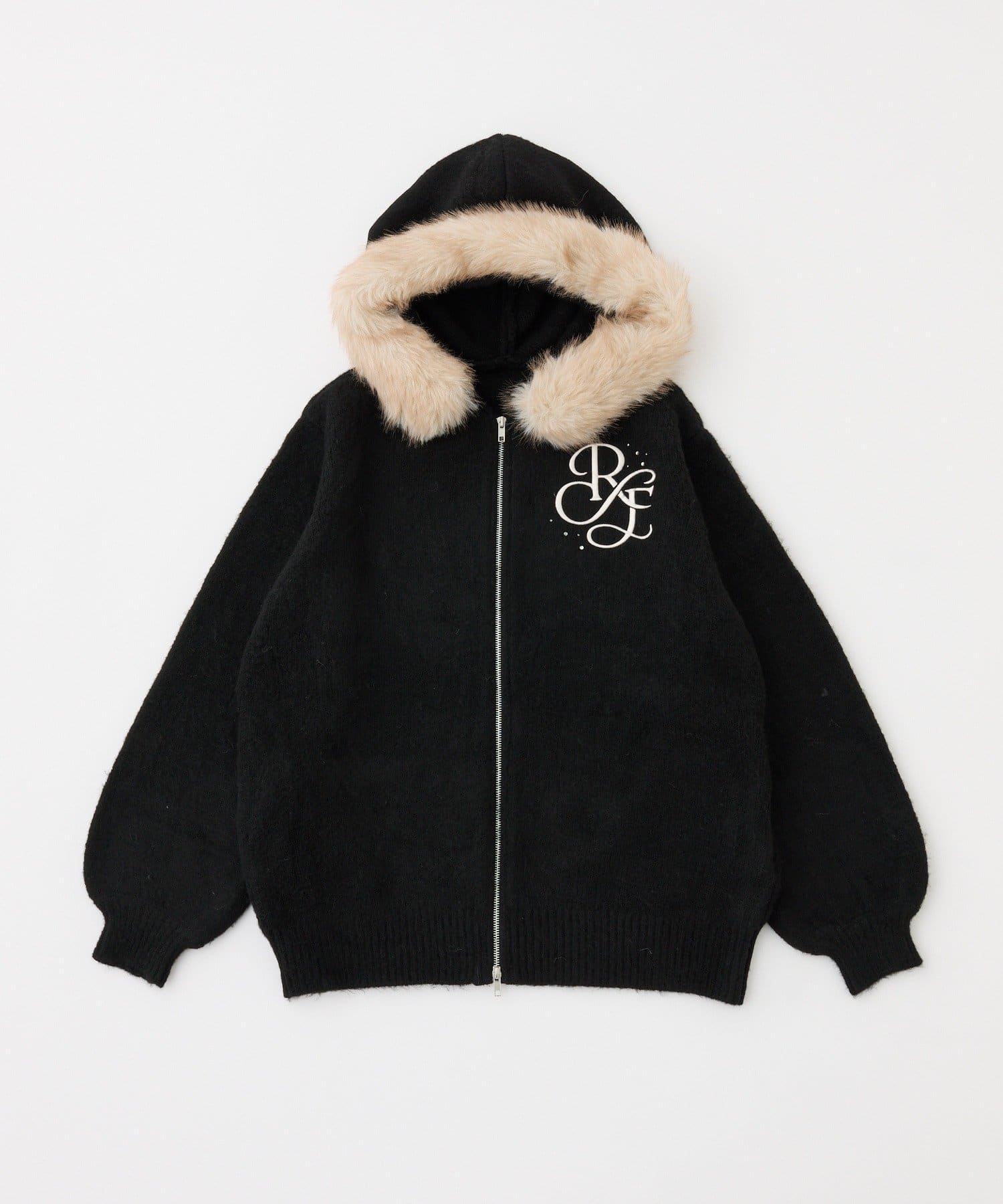 one after another NICE CLAUP(ワンアフターアナザー ナイスクラップ) 【Premium order】ゆるたぽマシュマロフェイクファーパーカー