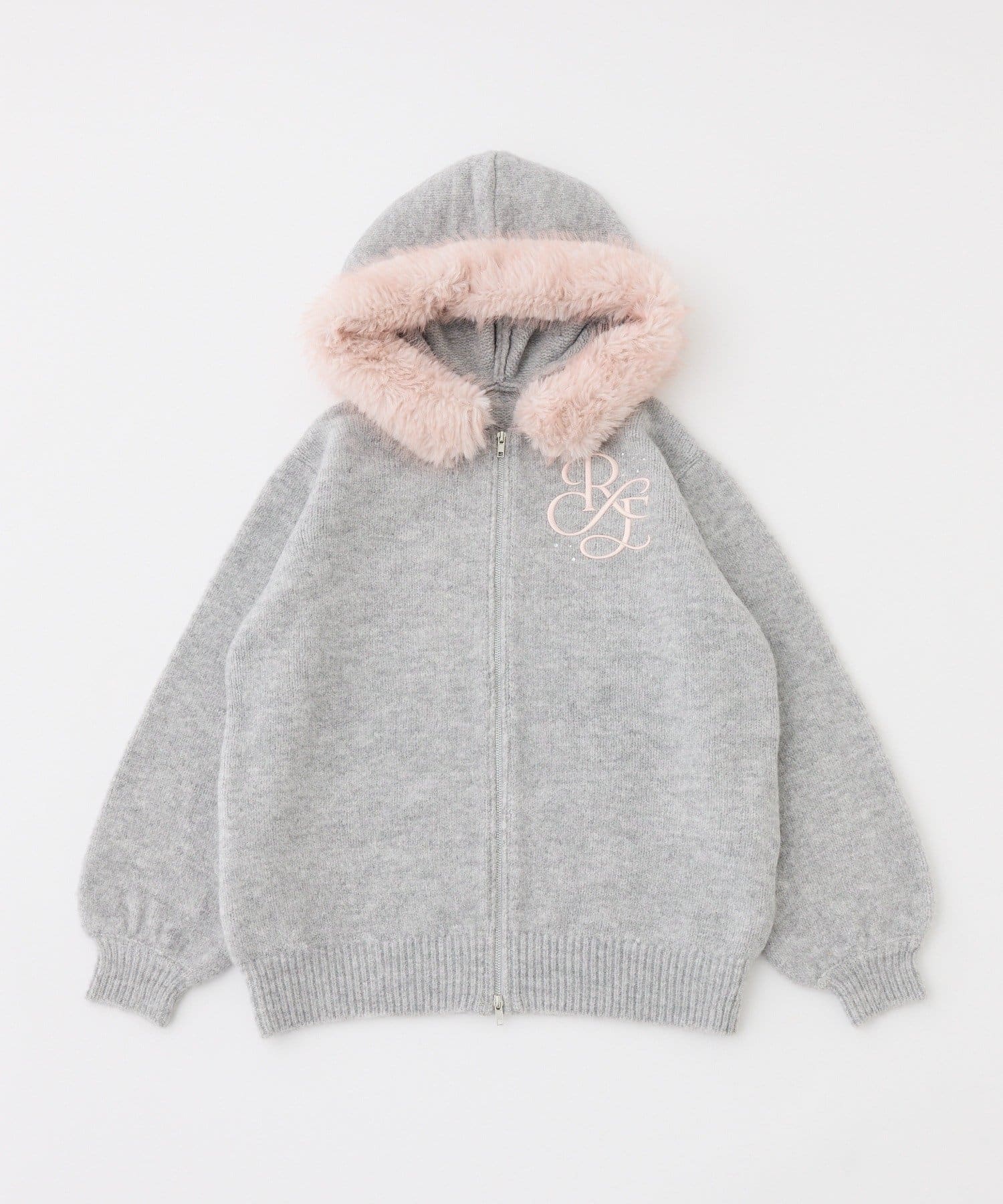 one after another NICE CLAUP(ワンアフターアナザー ナイスクラップ) 【Premium order】ゆるたぽマシュマロフェイクファーパーカー
