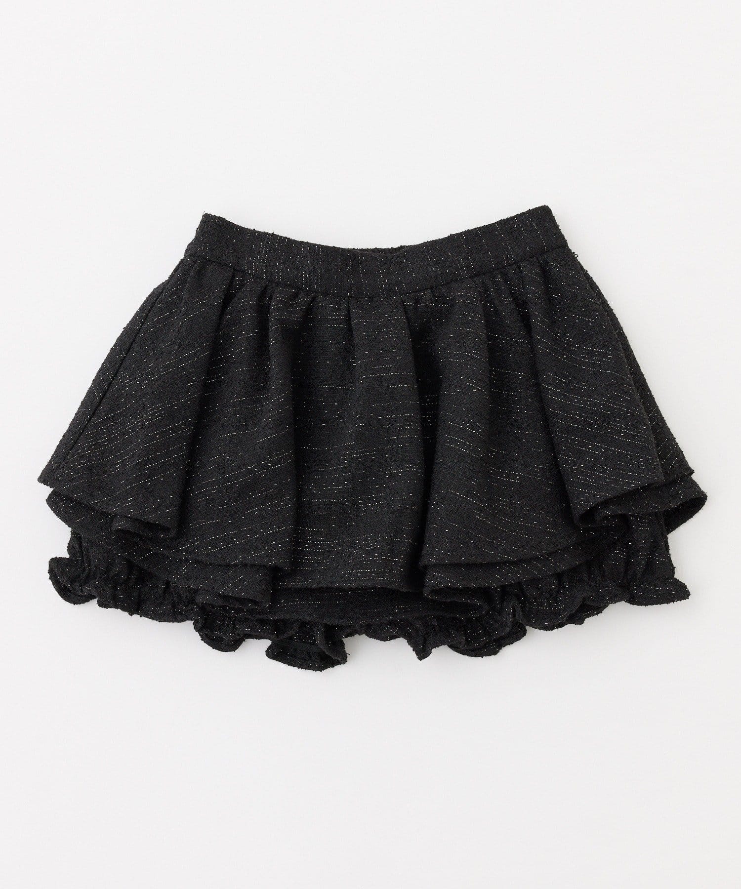 one after another NICE CLAUP(ワンアフターアナザー ナイスクラップ) 【Premium order/セットアップ可能】レイヤード風フレアミニスカート