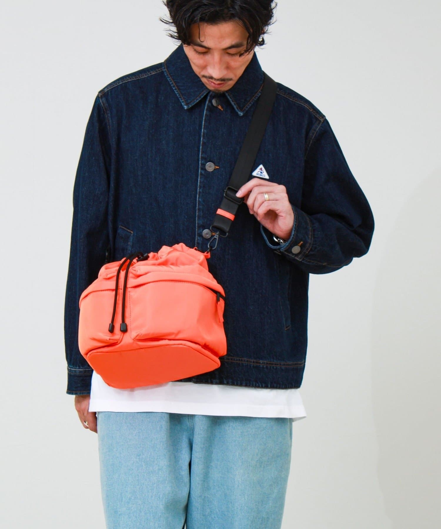 FREDY & GLOSTER(フレディ アンド グロスター) 【SML】BRAID PURSE 巾着ショルダーバッグ 2WAY 撥水