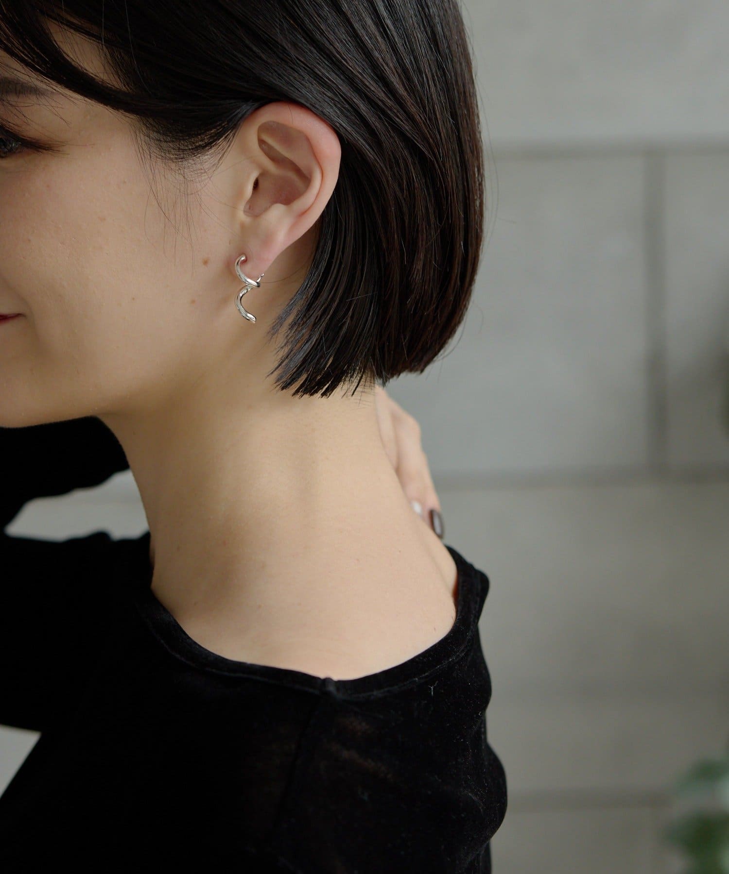 ear PAPILLONNER(イア パピヨネ) スパイラルイヤリング