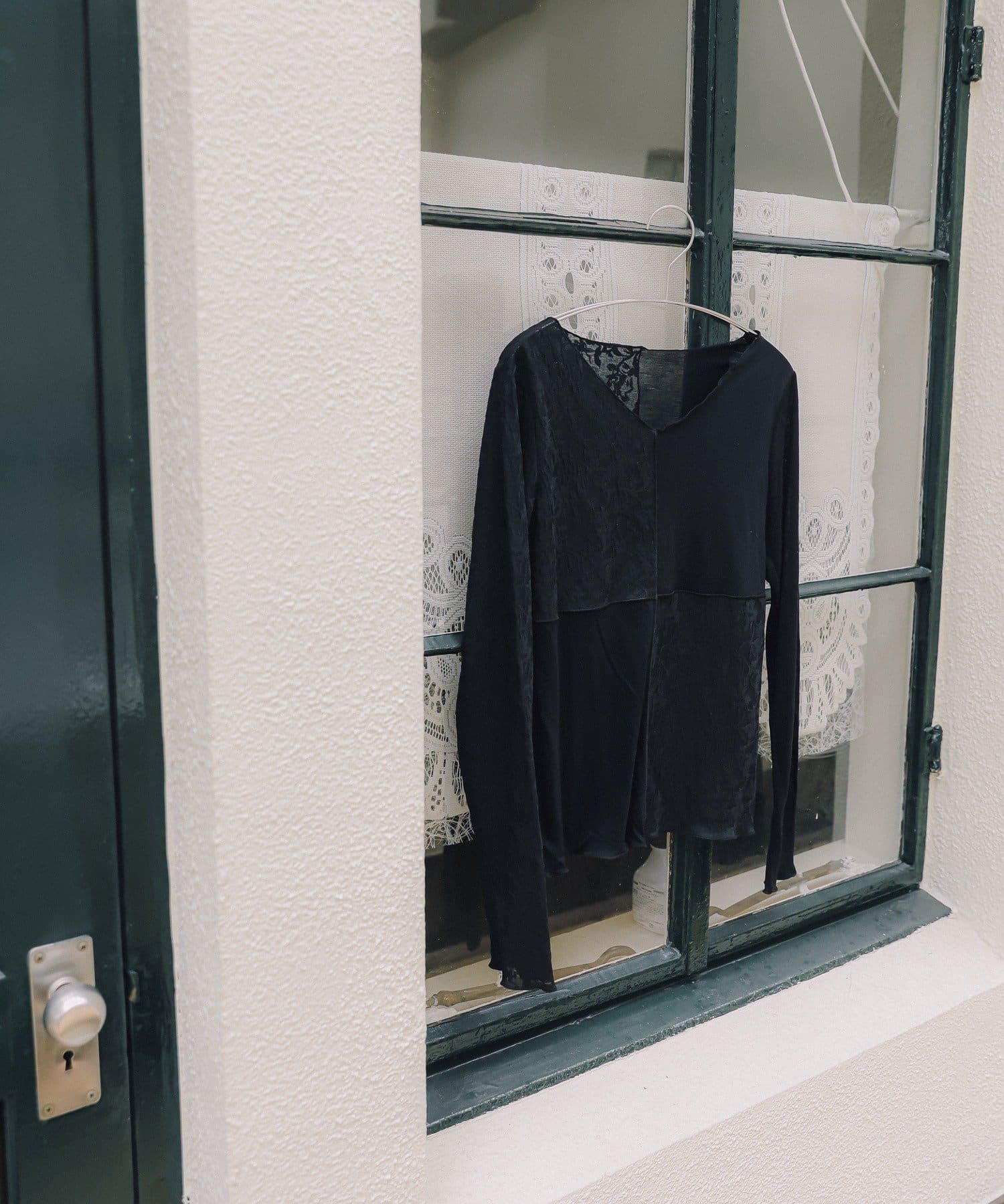 Kastane(カスタネ) 【CINAMOD】 LACE LAYERED DOCKING TEE