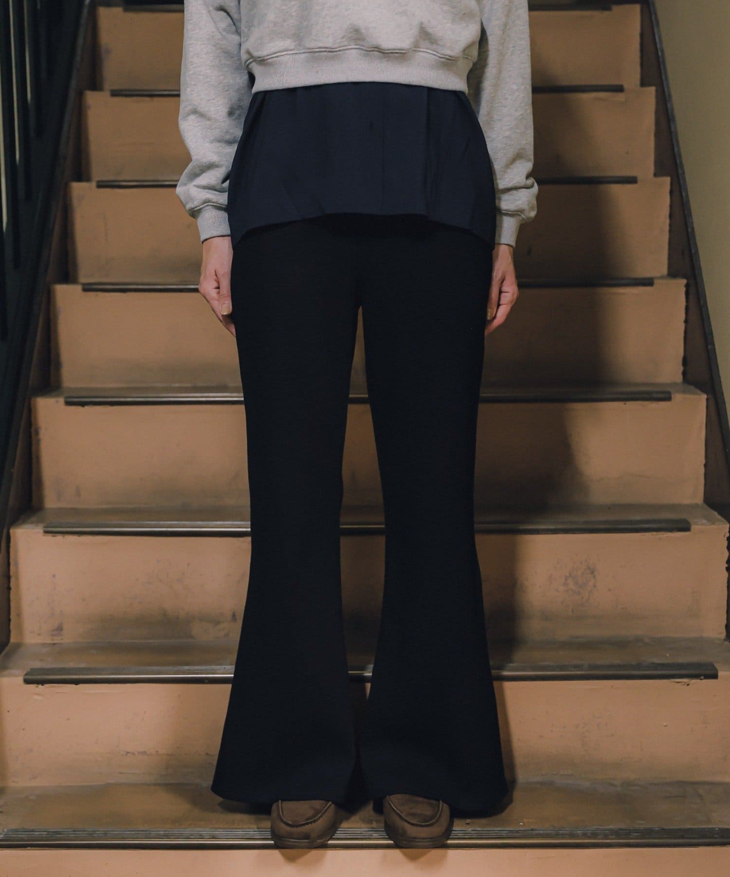 Kastane(カスタネ) 【CINAMOD】 RIB EASY PANTS