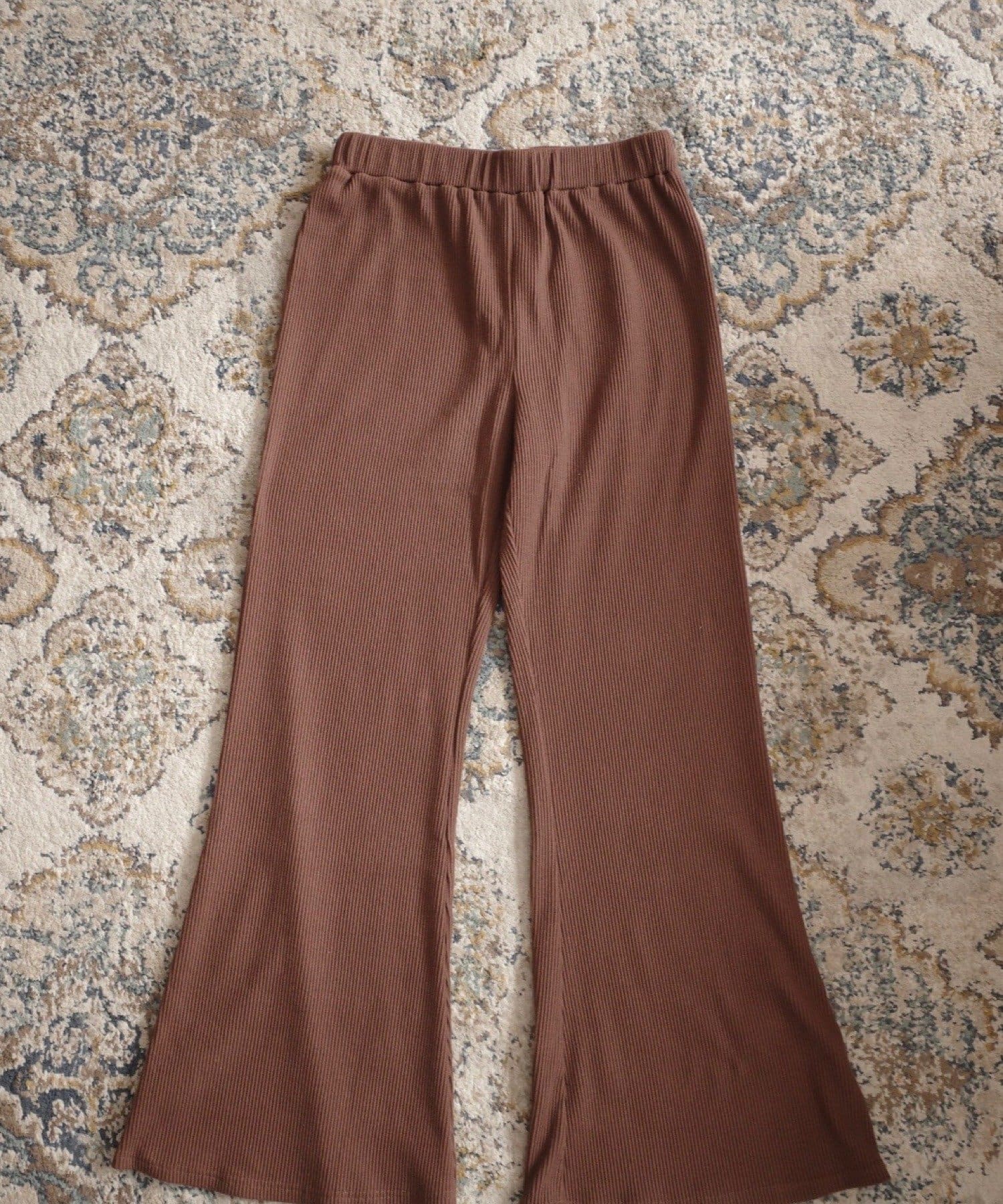 Kastane(カスタネ) 【CINAMOD】 RIB EASY PANTS