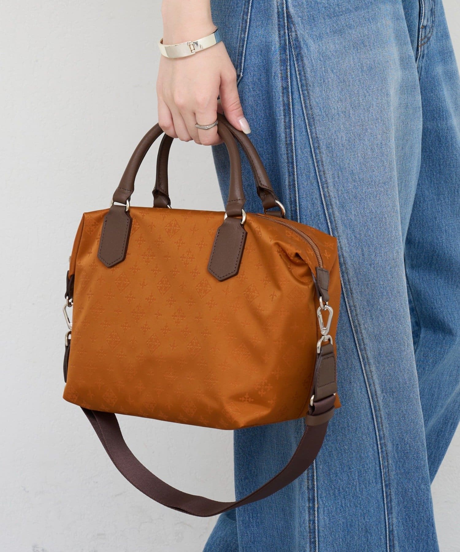 russet(ラシット) 《PALCLOSET・店舗限定アイテム》ナイロンジャガード2WAYボストンバッグ