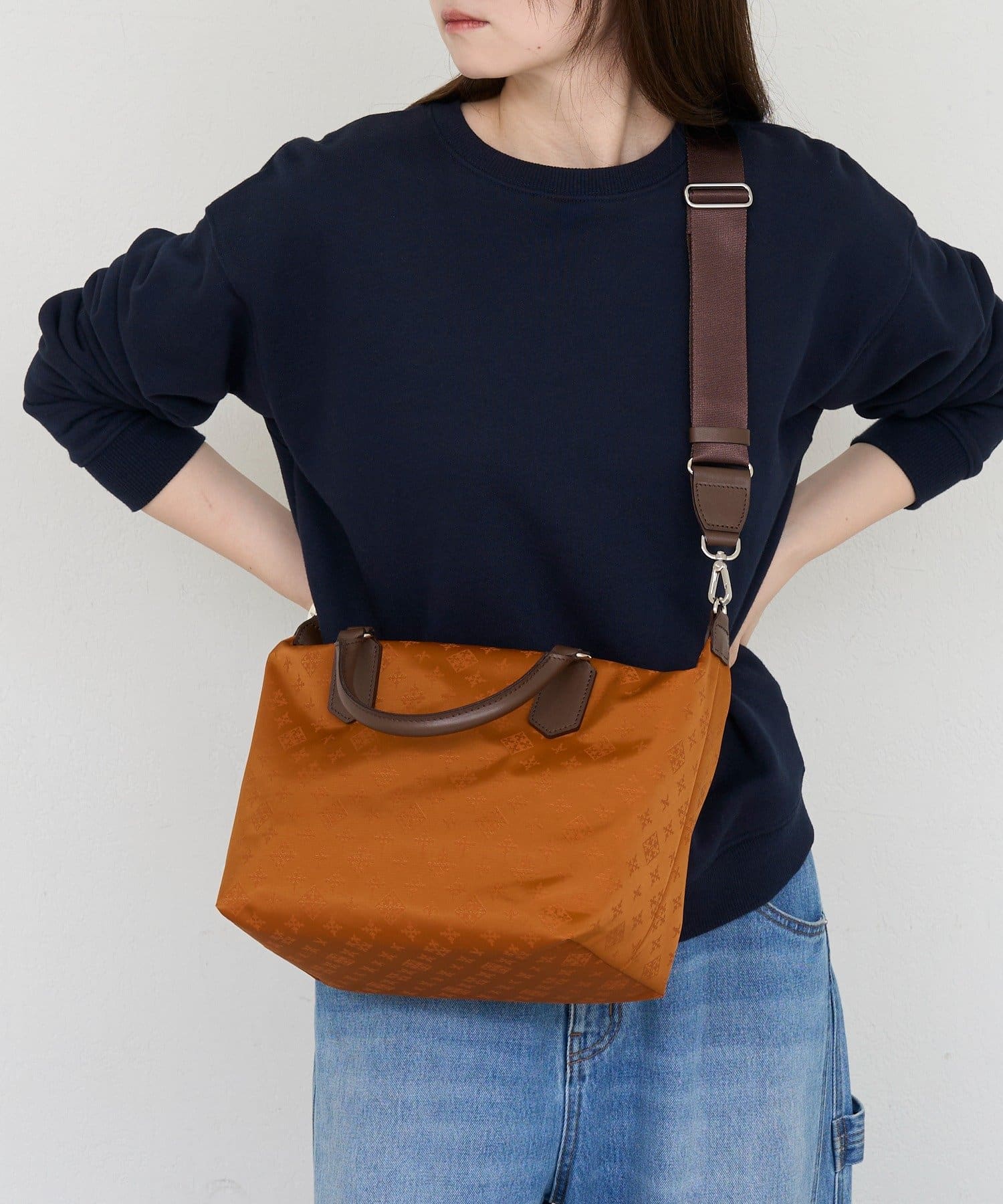russet(ラシット) 《PALCLOSET・店舗限定アイテム》ナイロンジャガード2WAYボストンバッグ
